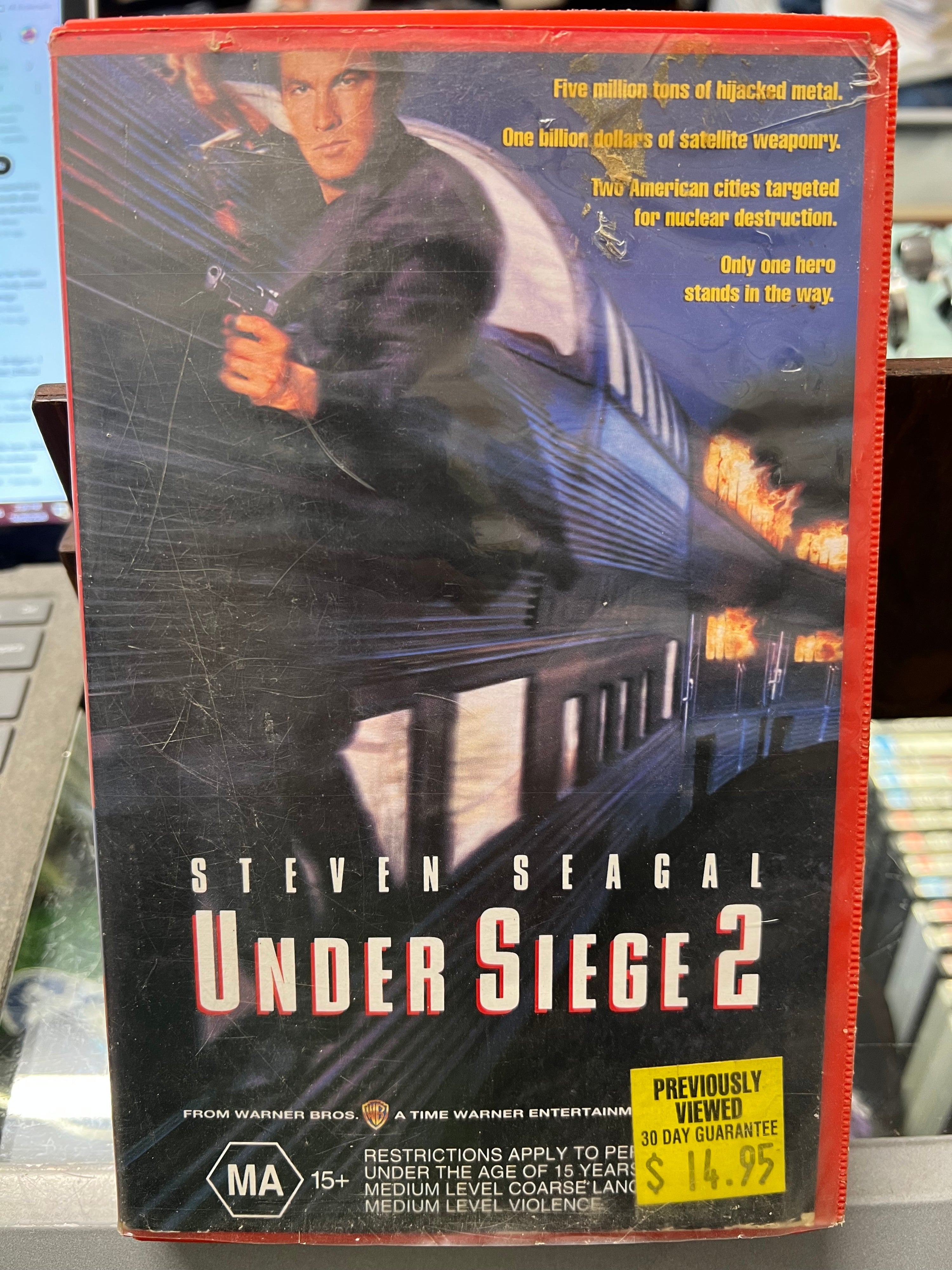 [VHS] Under Siege 2 Big Box Red