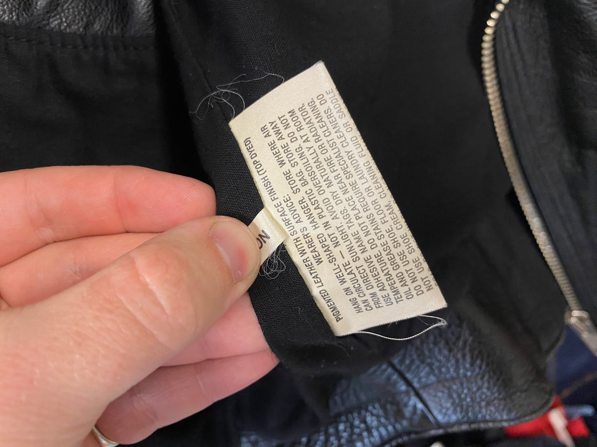 [S/M] Vintage Eagle Leather Australian Made Heavy Leather Jacket