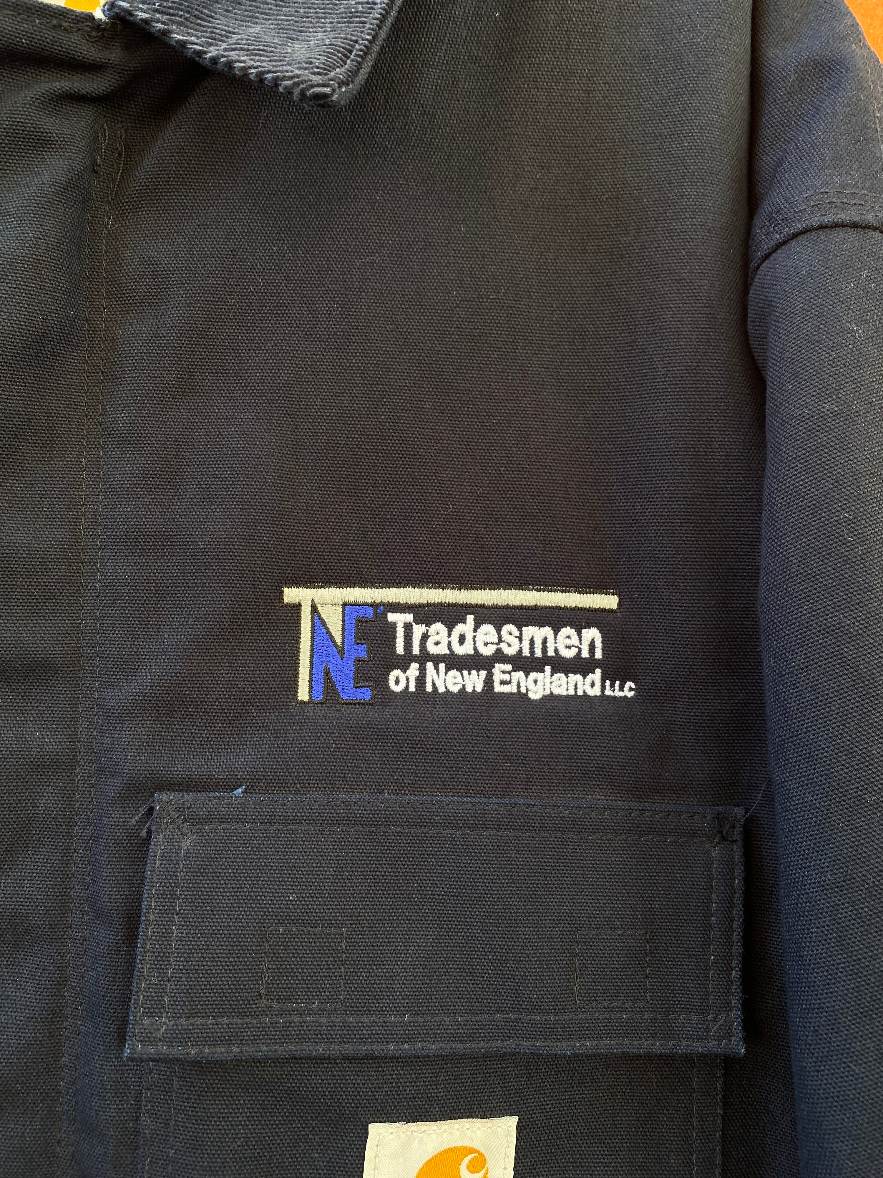 [3XL] Carhartt 'Tradesman of New England' Navy Chore Jacket
