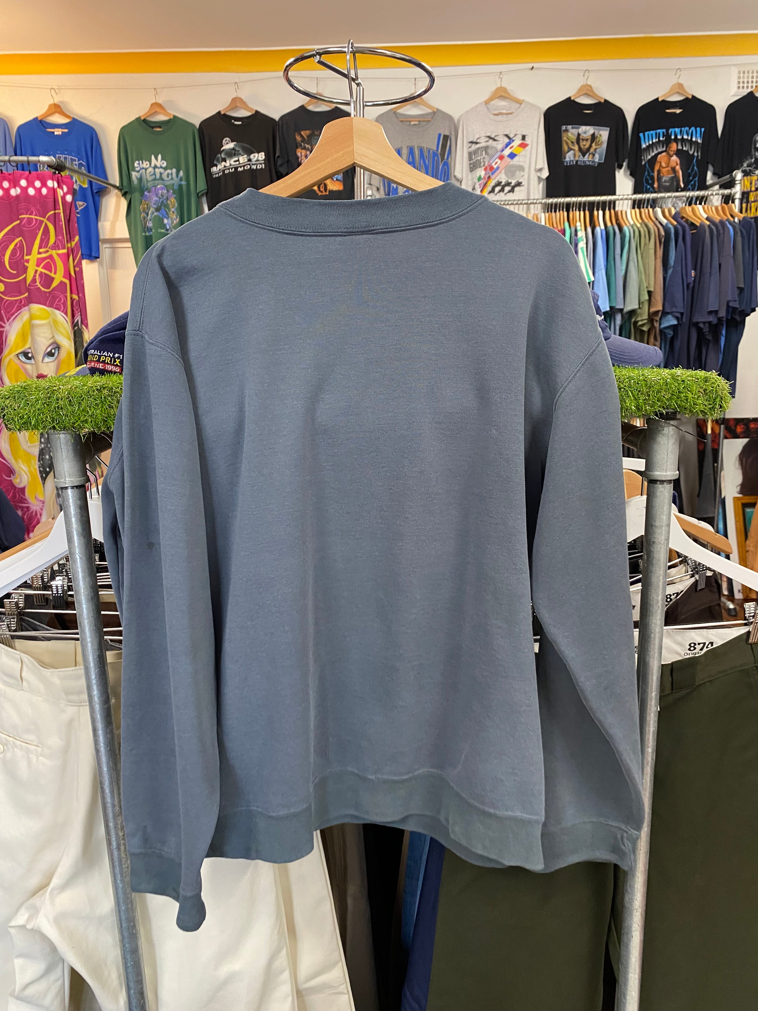 [M] Carhartt Distressed Steel Grey Jumper