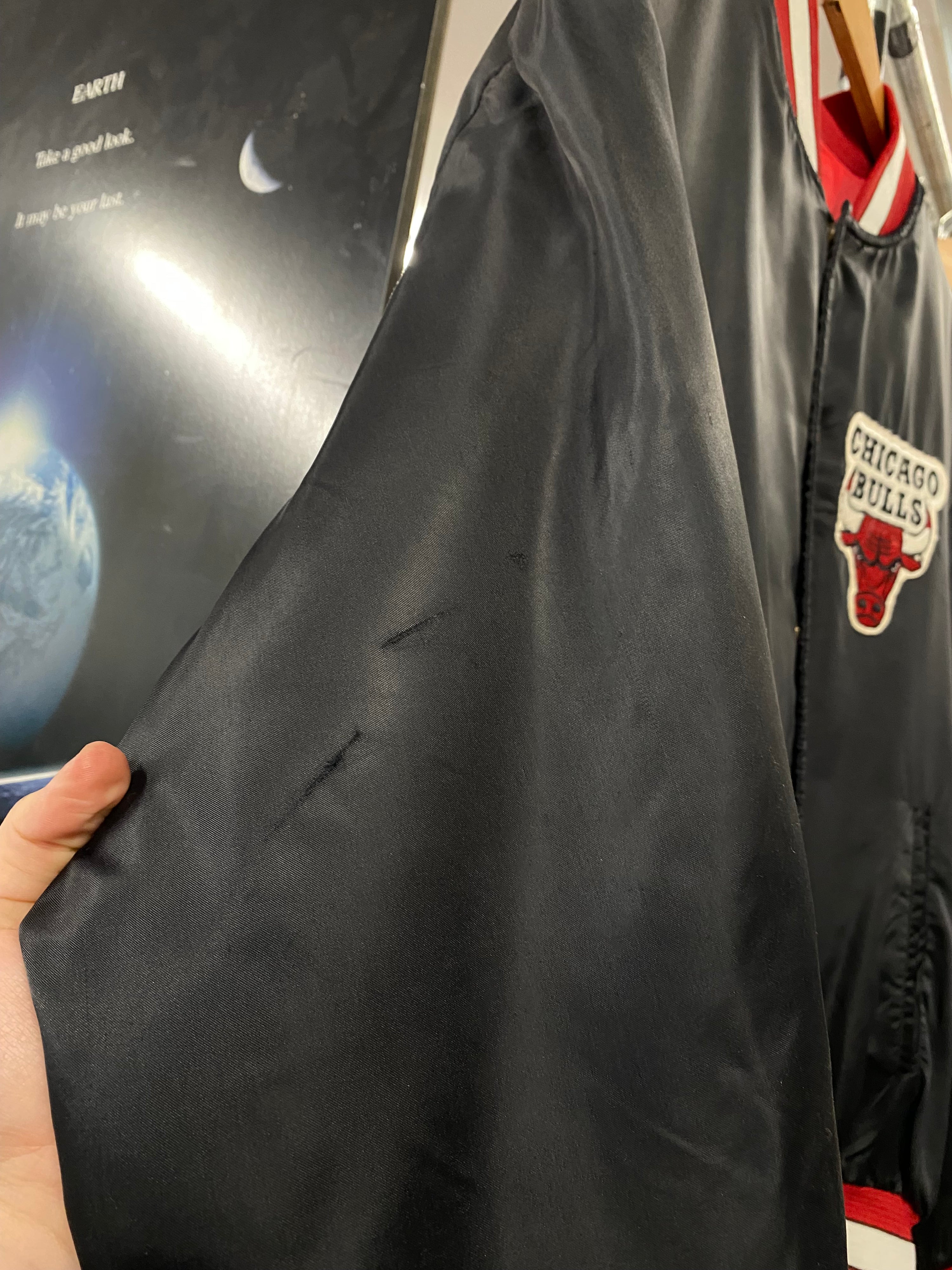 [XL] 1990s Chicago Bulls Baseball Jacket