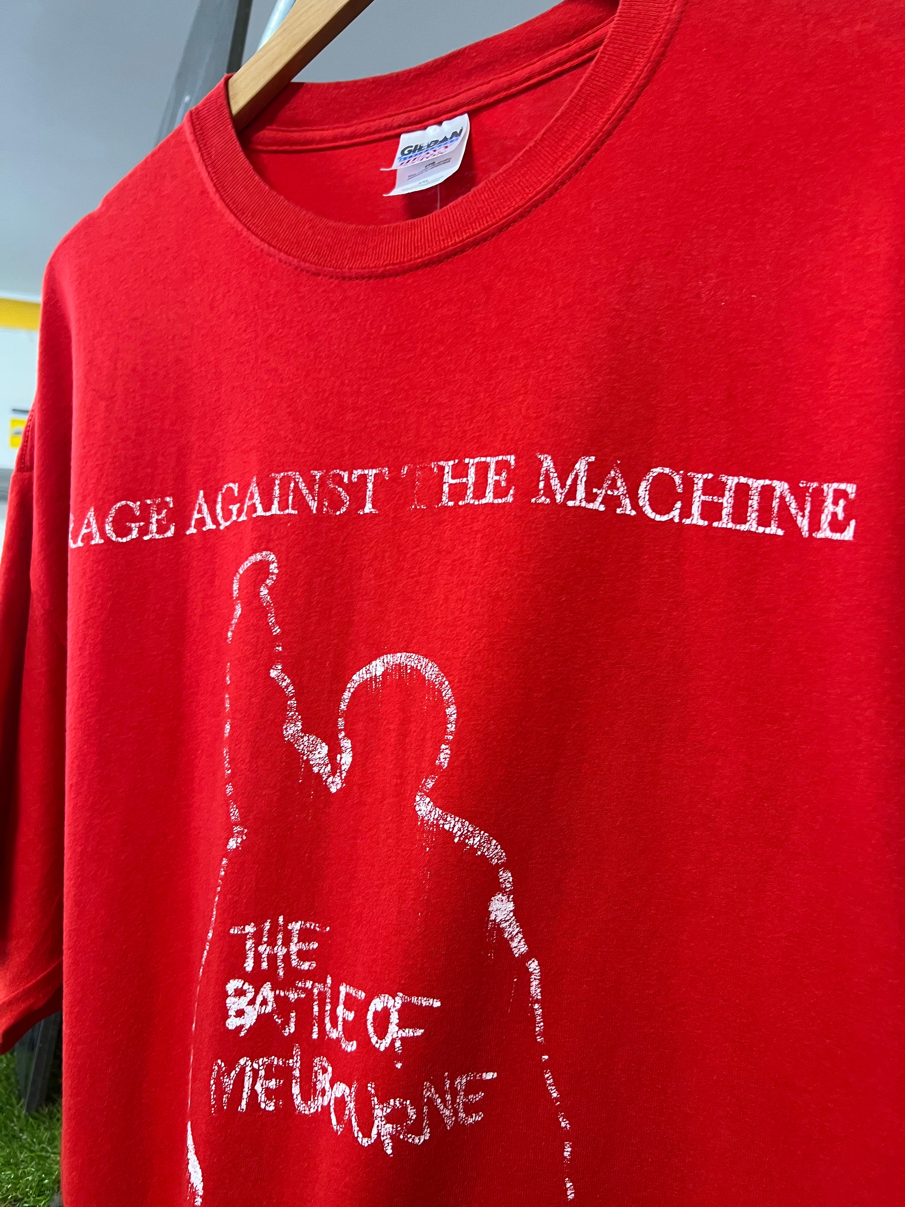 [2XL] 2008 Rage Against The Machine: The Battle Of Melbourne Red DS