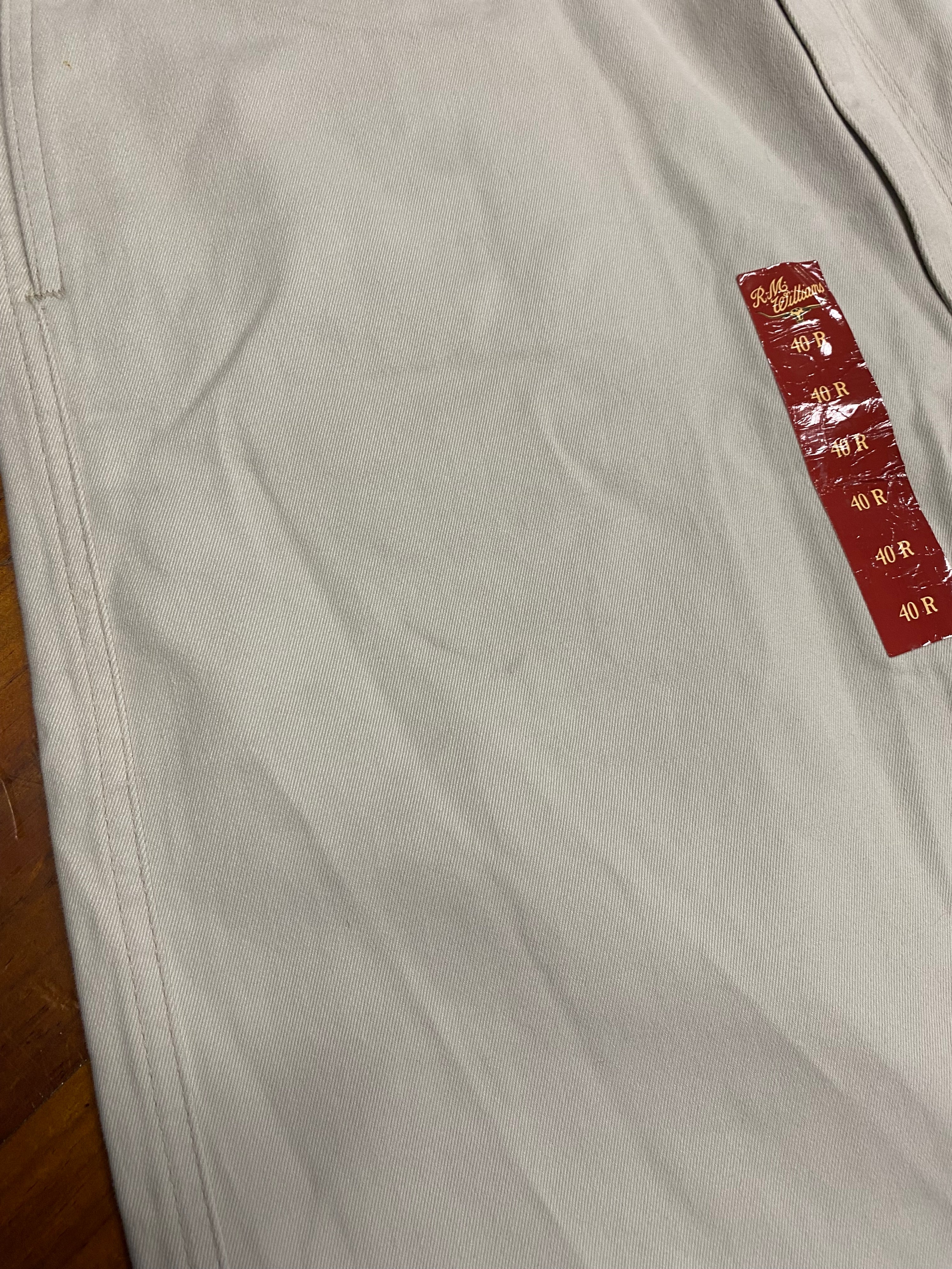 [40] R.M. Williams Cream Pants Brand New