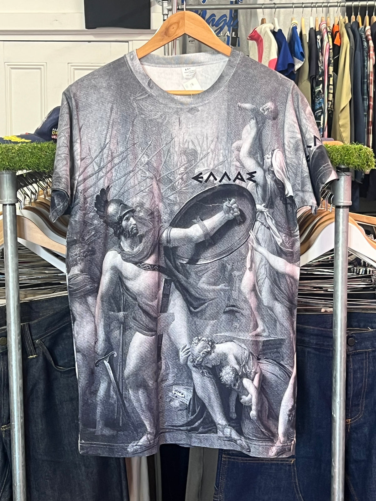 [M] Greek Soldier All Over Print Tshirt