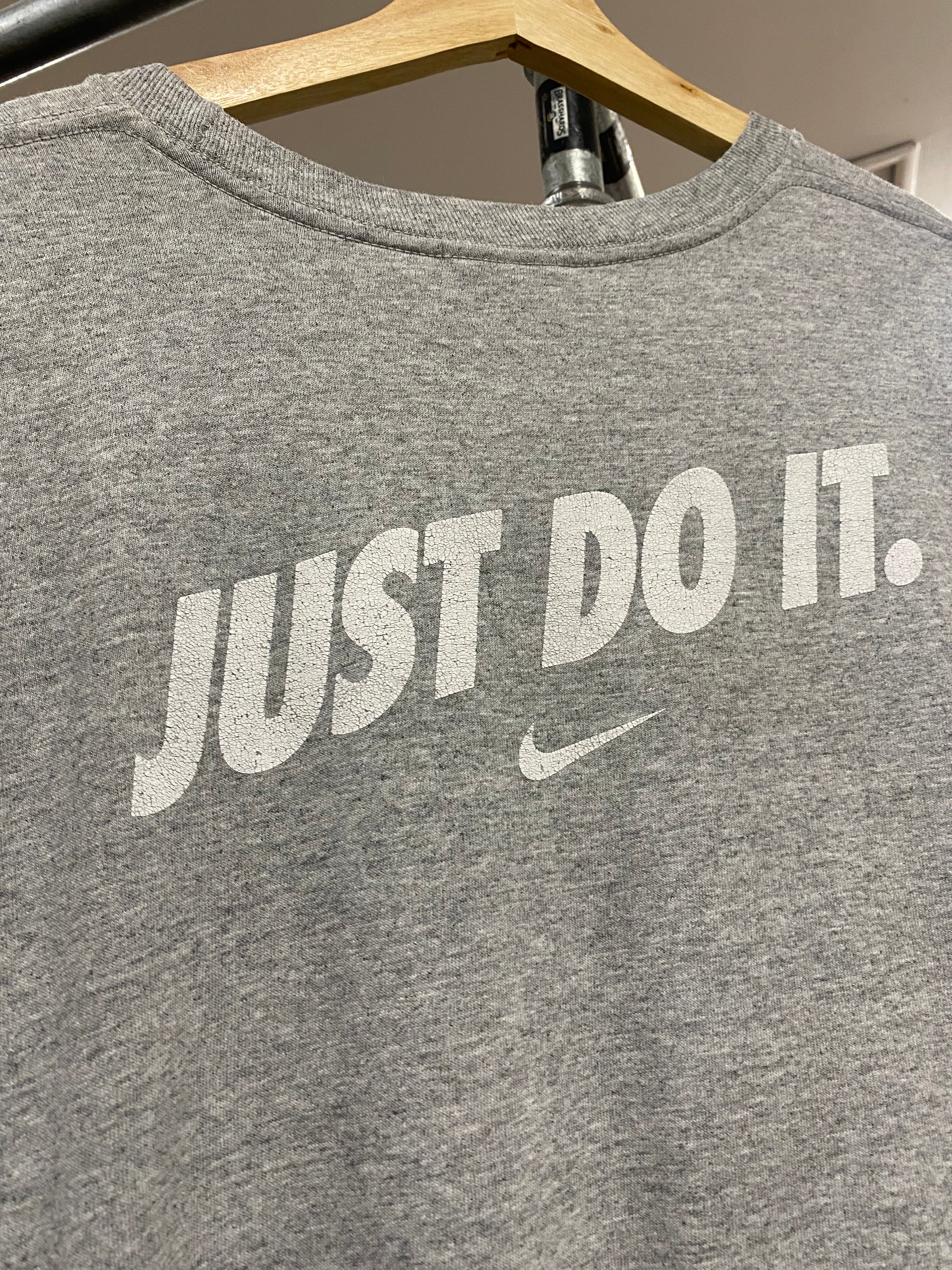 XL - Nike Team Texas Basketball Just Do It DS Grey Tee