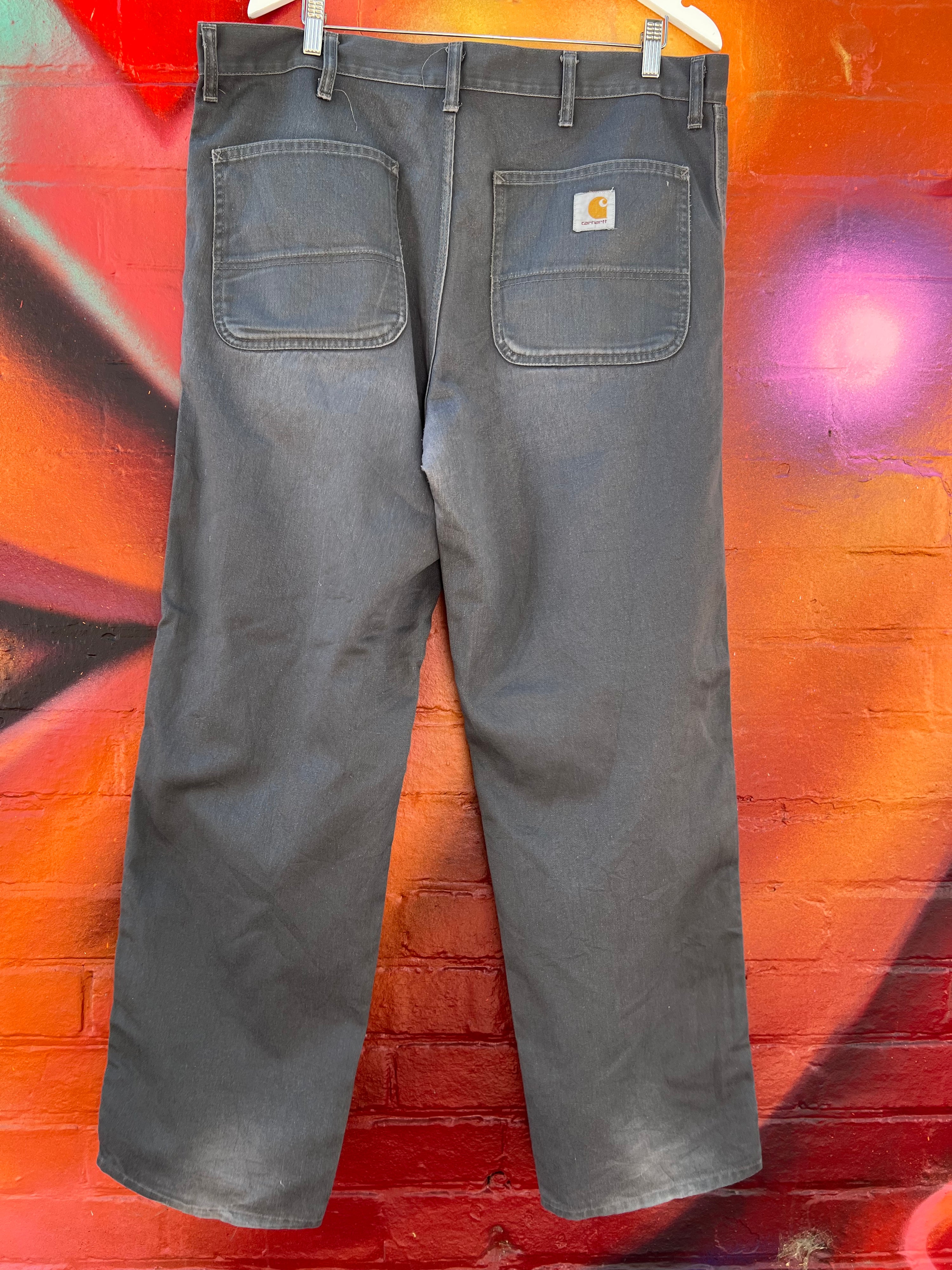 [38] Carhartt Grey Simple Pants 38x34