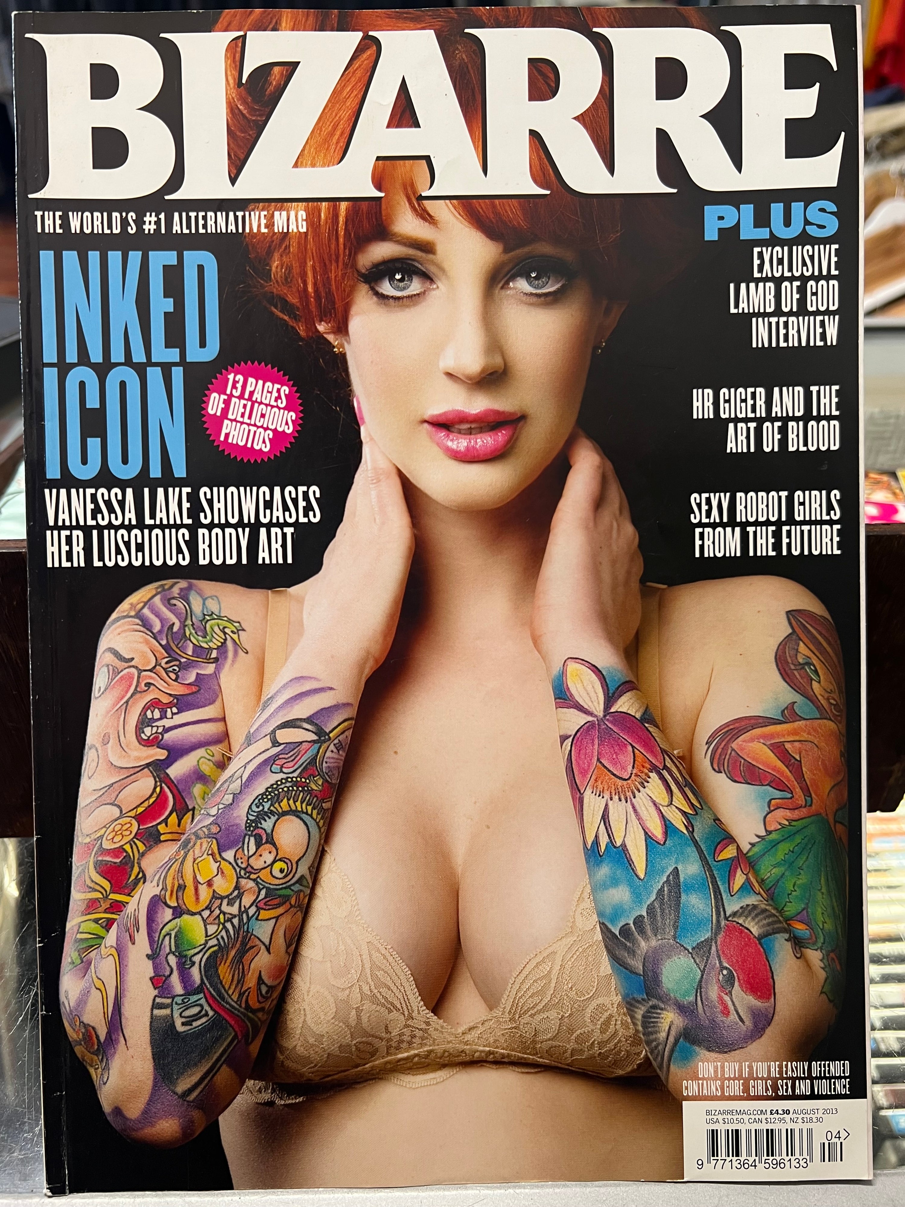 Bizarre Magazine Issue 204 August 2013