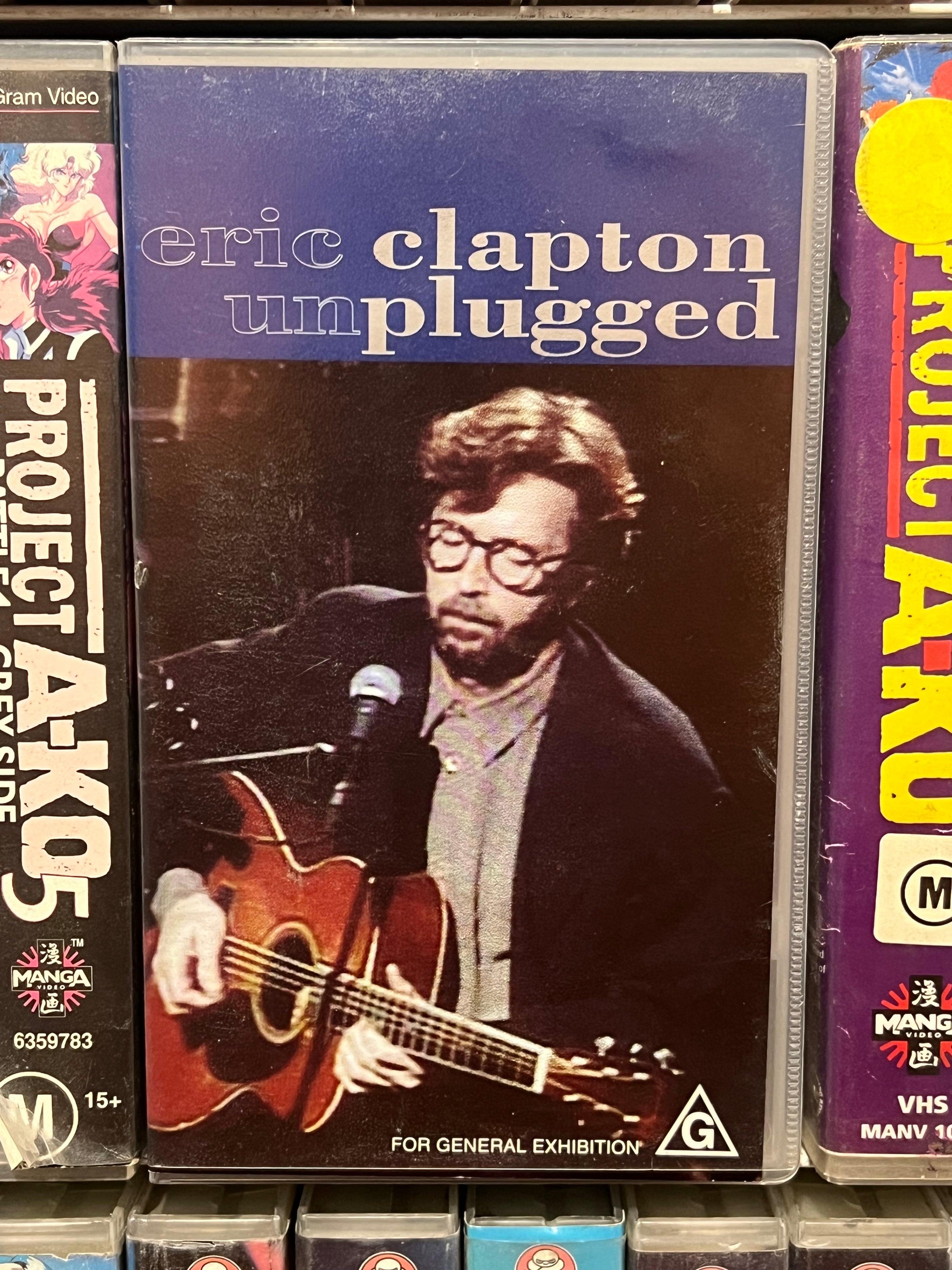 VHS: 1992 Eric Clapton Unplugged