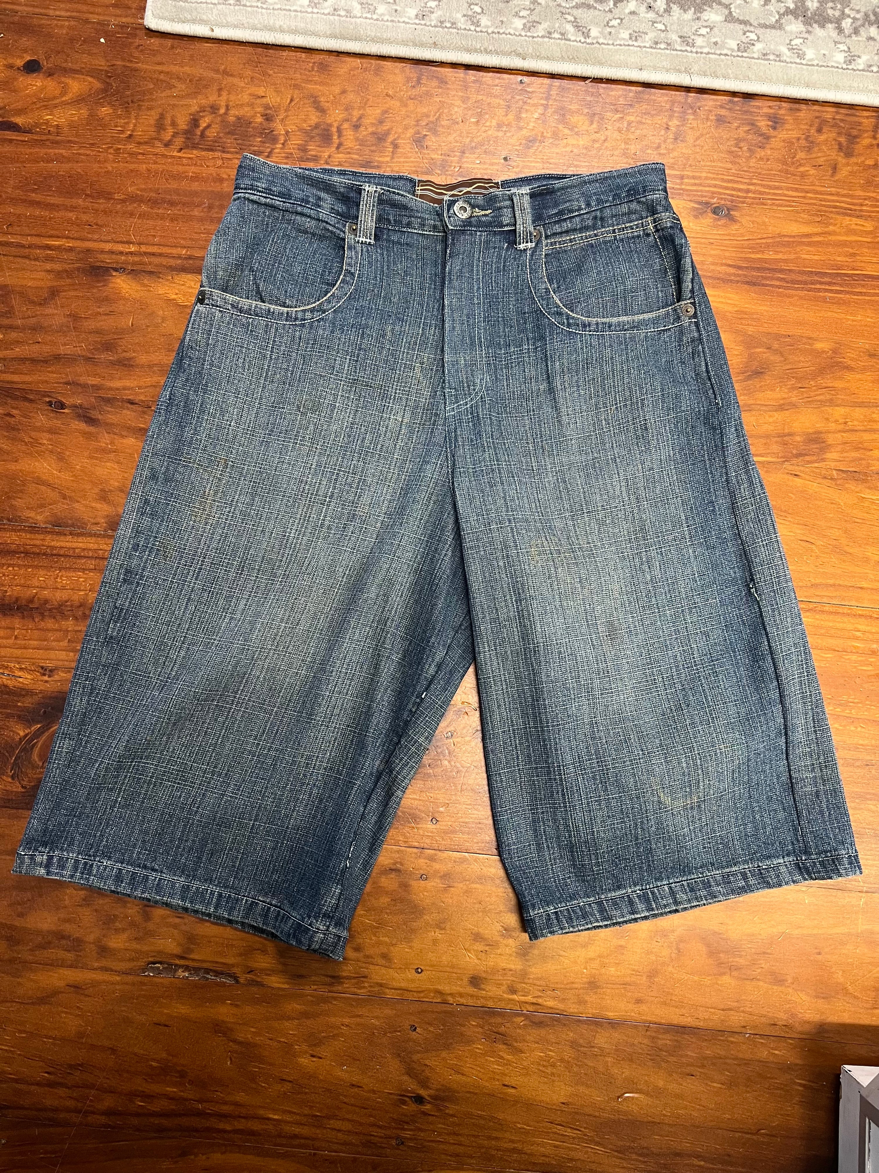 34 - Evolution Long Denim Shorts