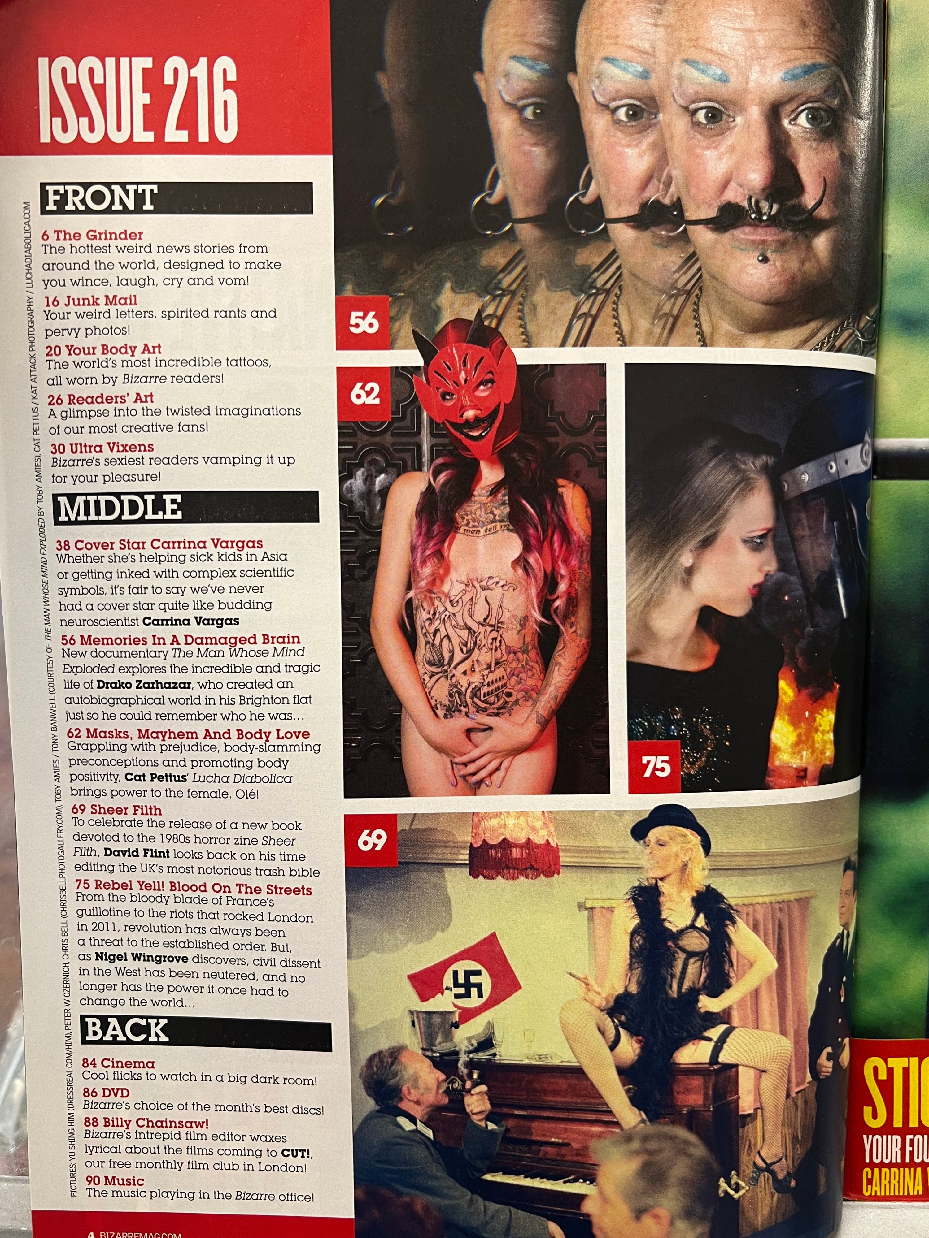 Bizarre Magazine Issue 216 July 2014