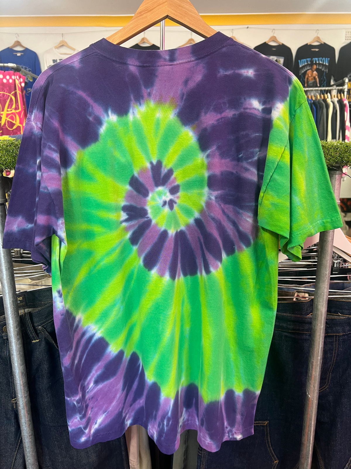 [L] Just Inhale And Scream: Tower Of Terror Tie Dye Tshirt