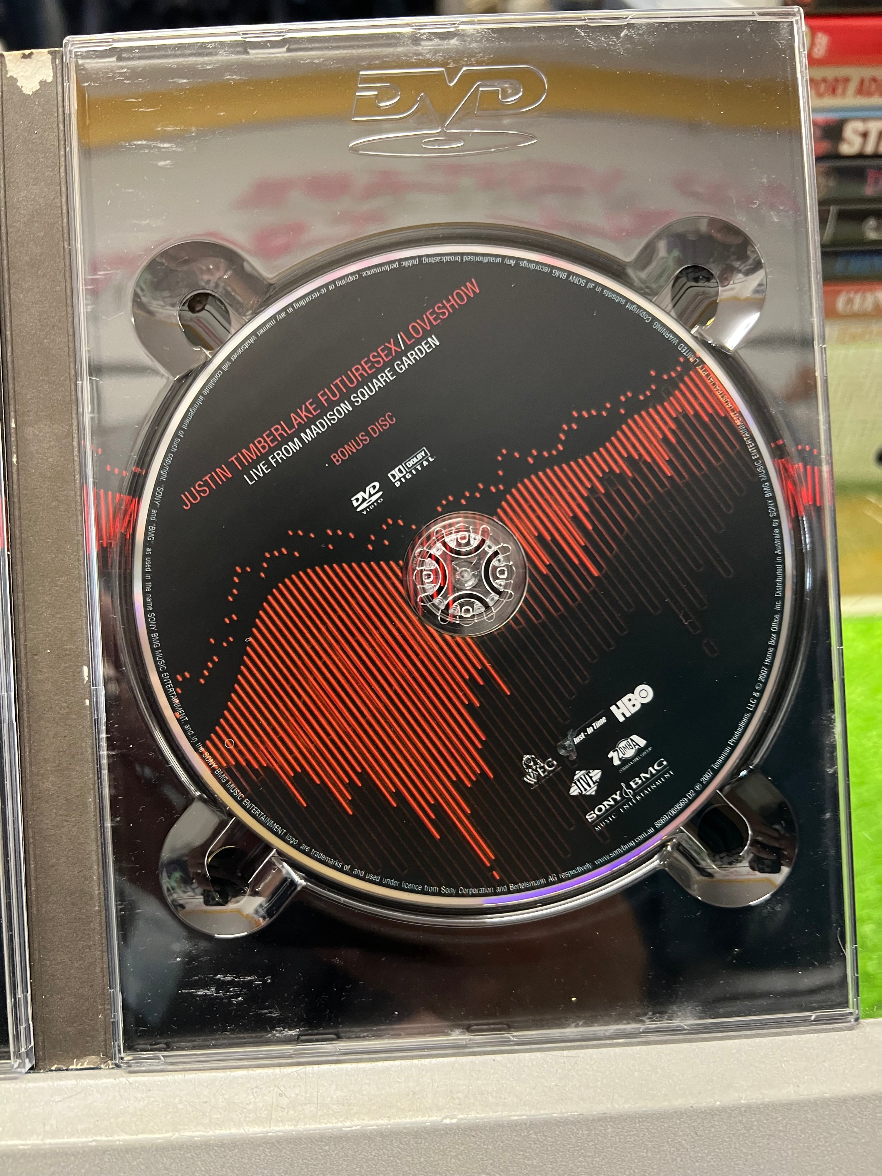 Justin Timberlake Futuresex/Lovesounds Live DVD