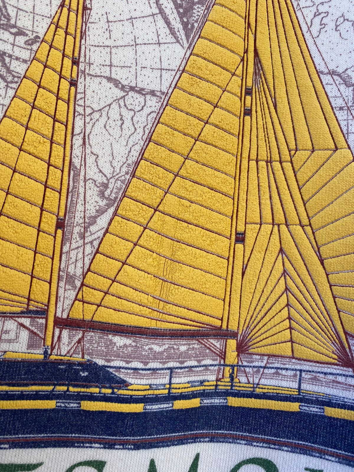 [XL] Portsmouth Thick-Print Sailing Jumper