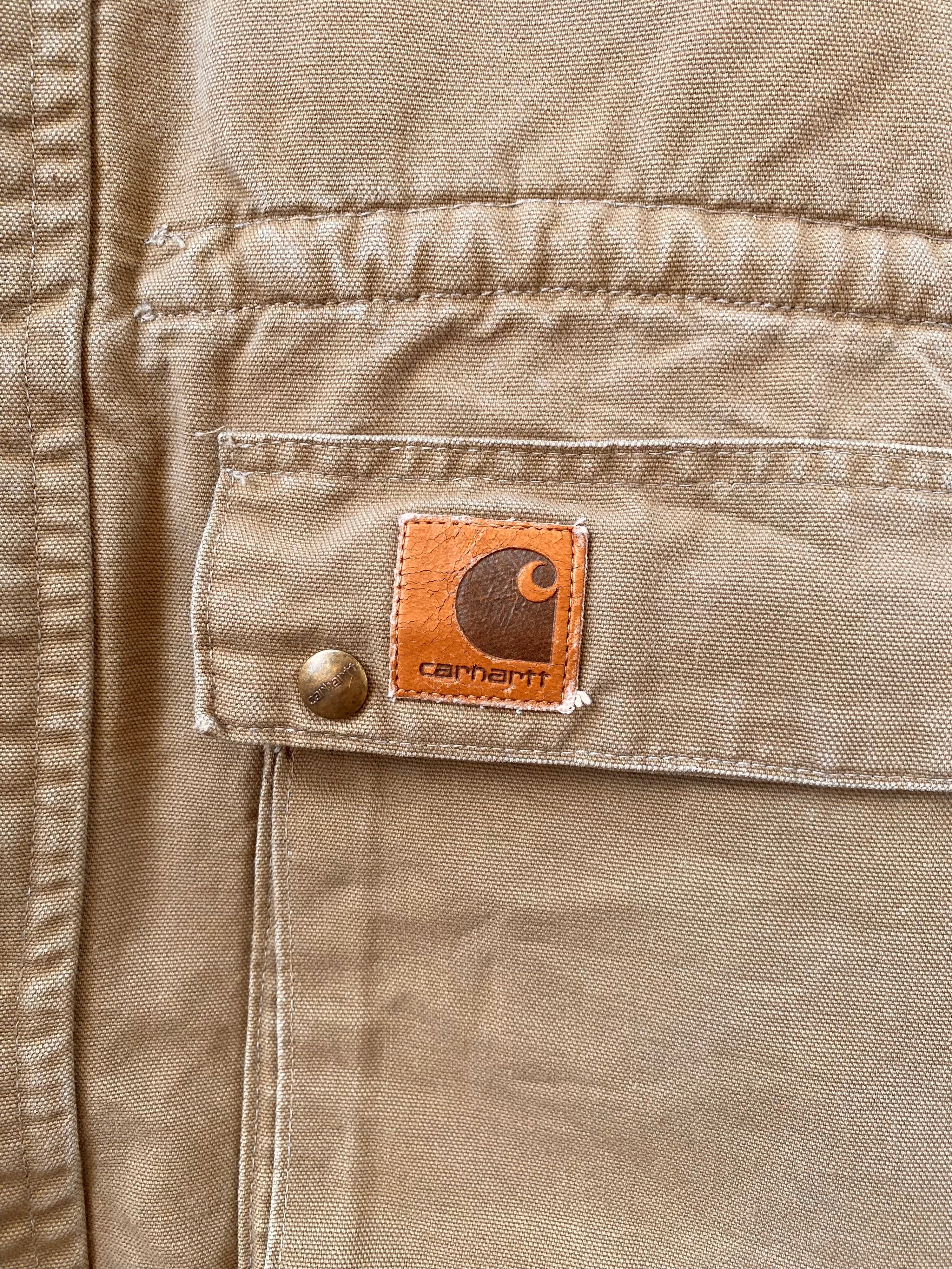 [2XL] Vintage Carhartt Chore Jacket Montana State Livestock Judging