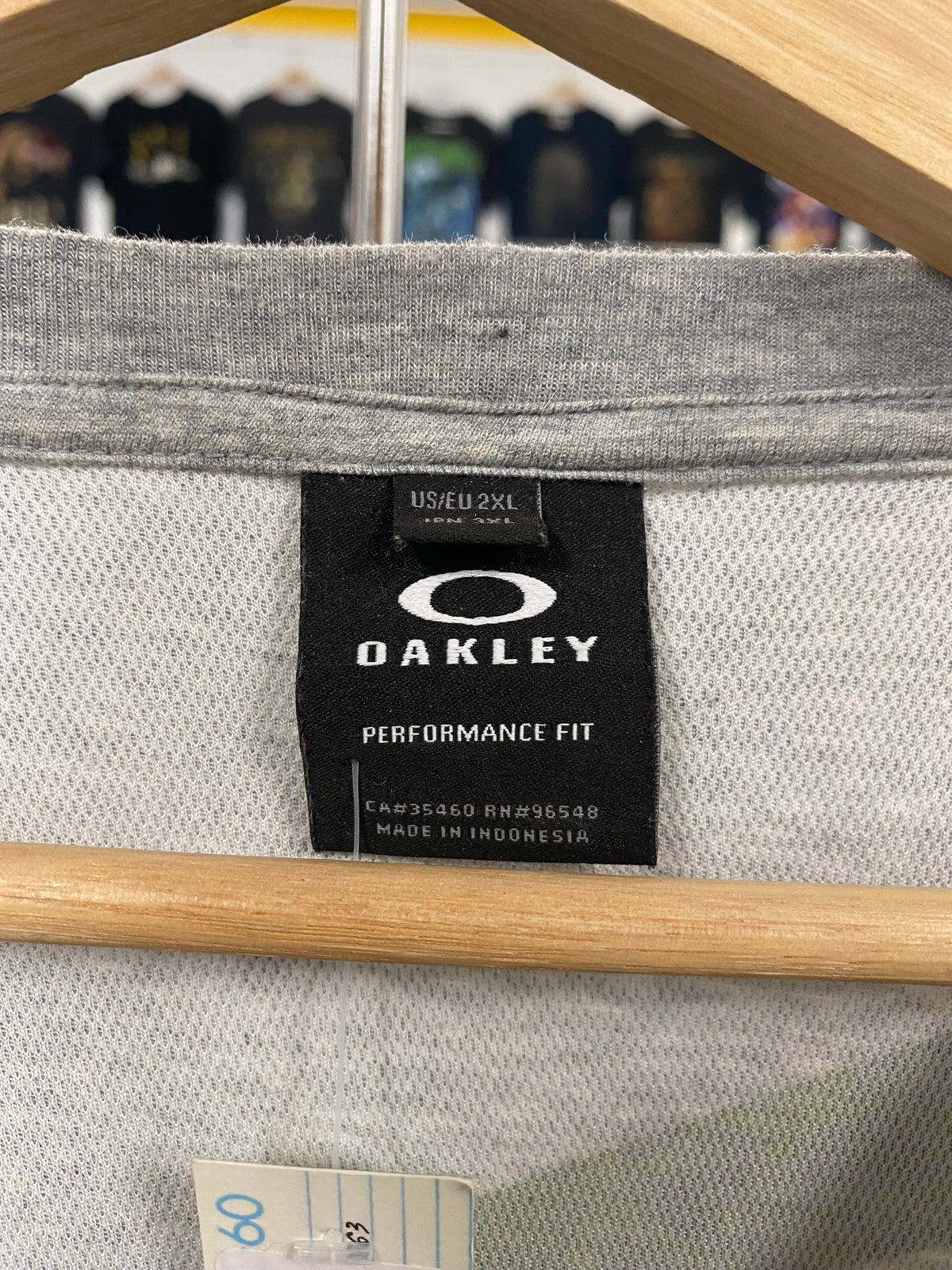 [2XL] Oakley Heather Grey Massive Rear Tshirt