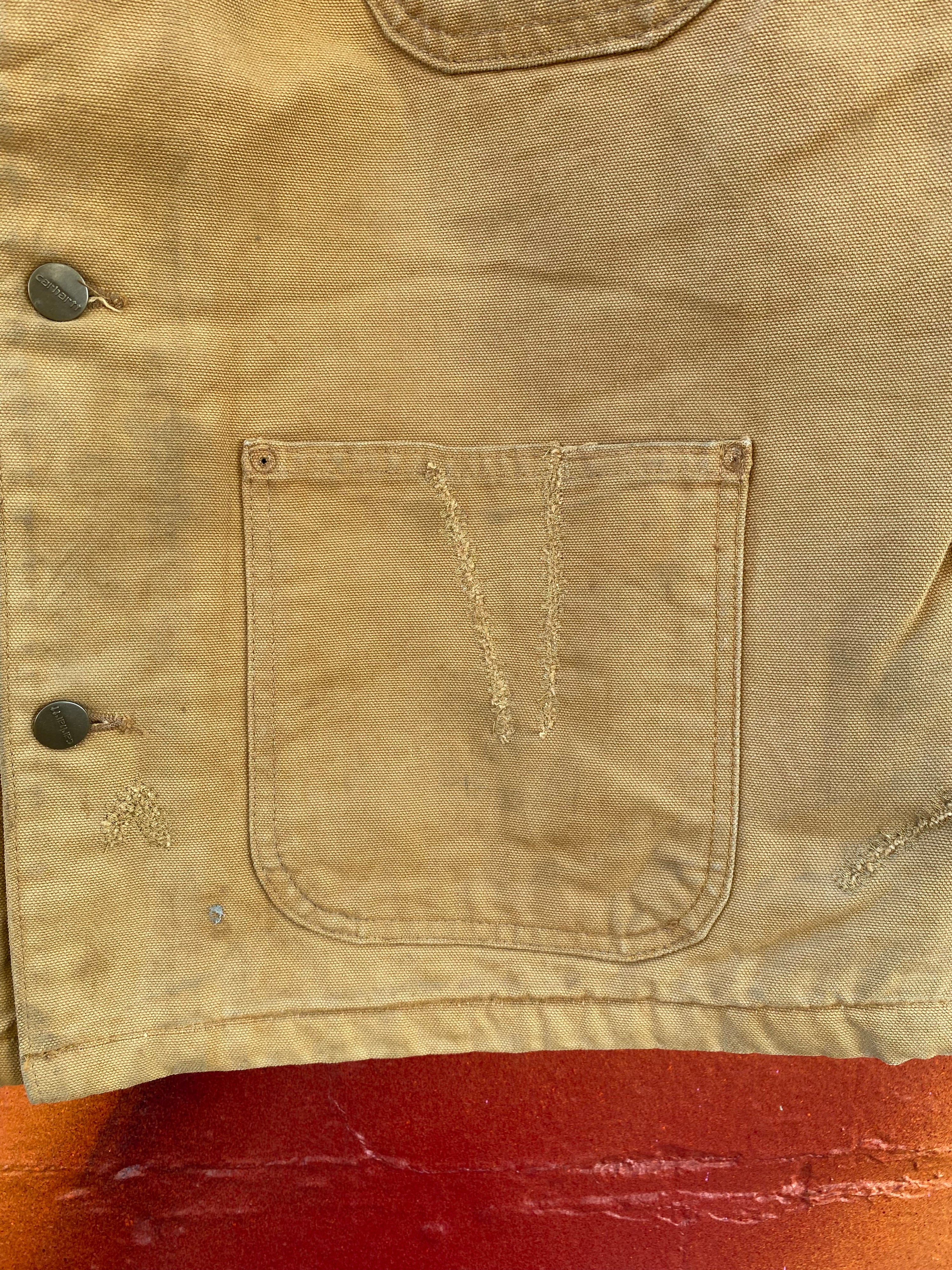 [XL] Vintage Carhartt Shell Phenol 3 Project Brown Chore Jacket