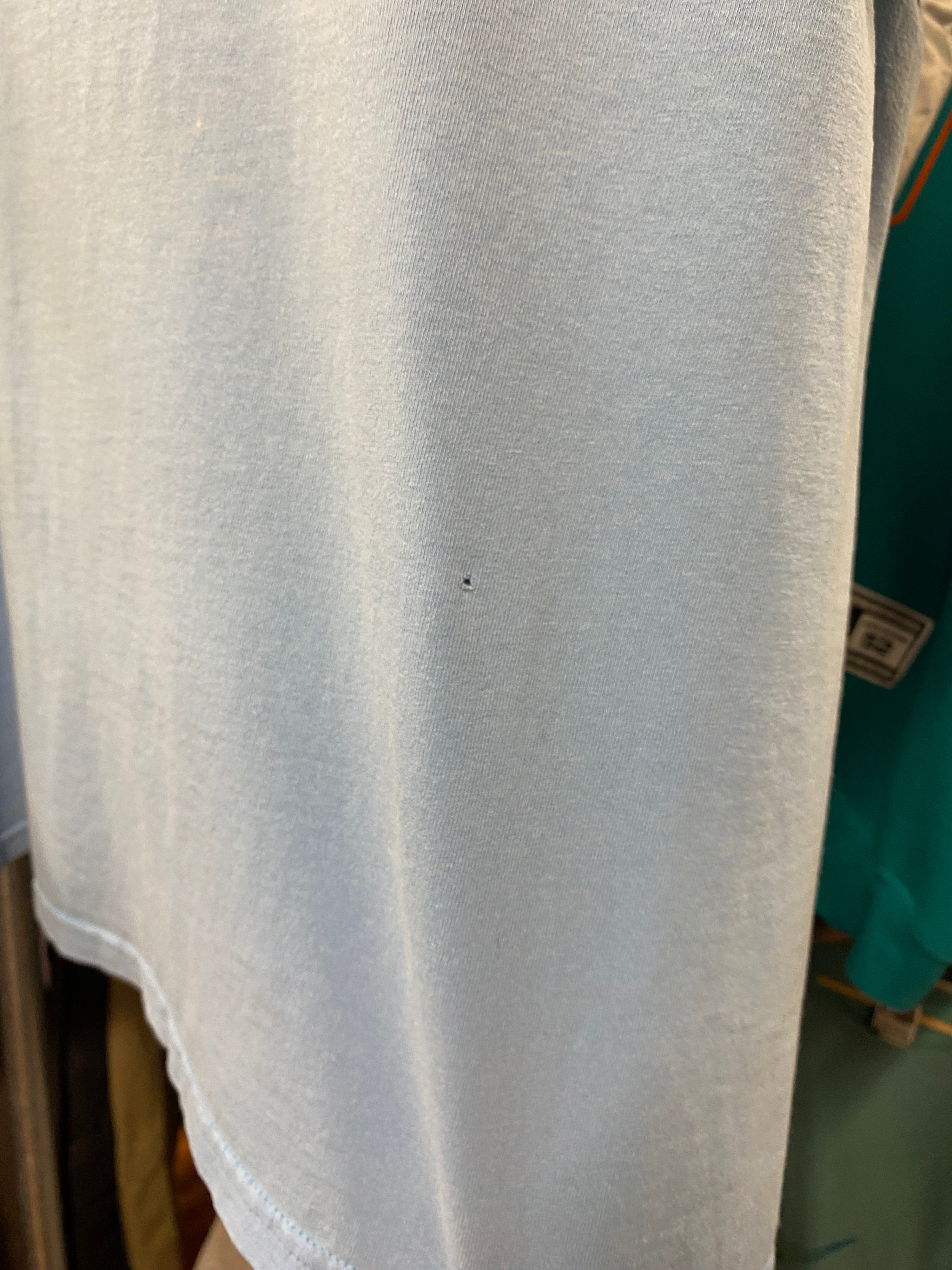 XL - 2000s Nike Embroidered Small Tick Baby Blue Tee