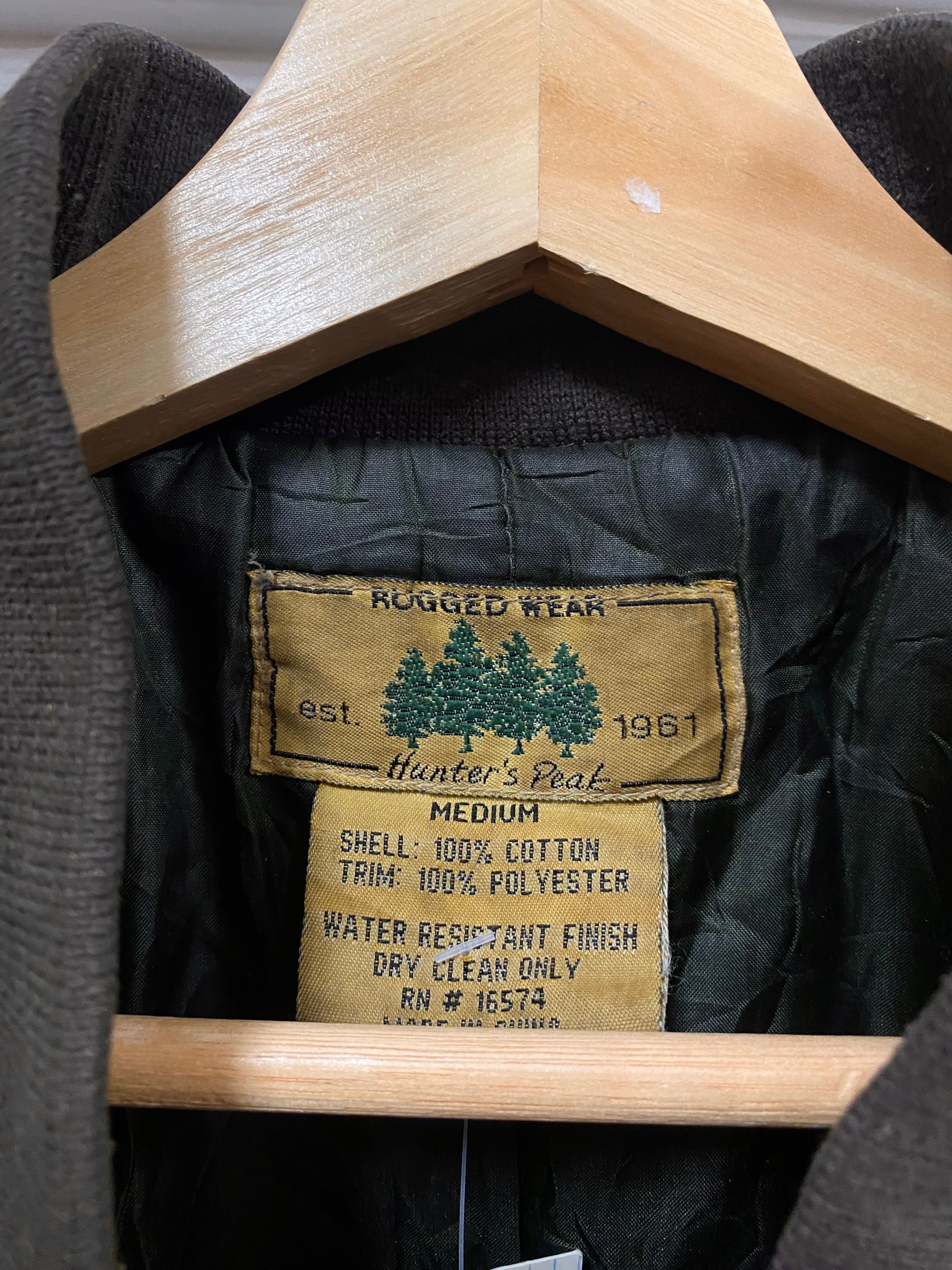 [M] Vintage Hunters Peak Wood Camo Jacket