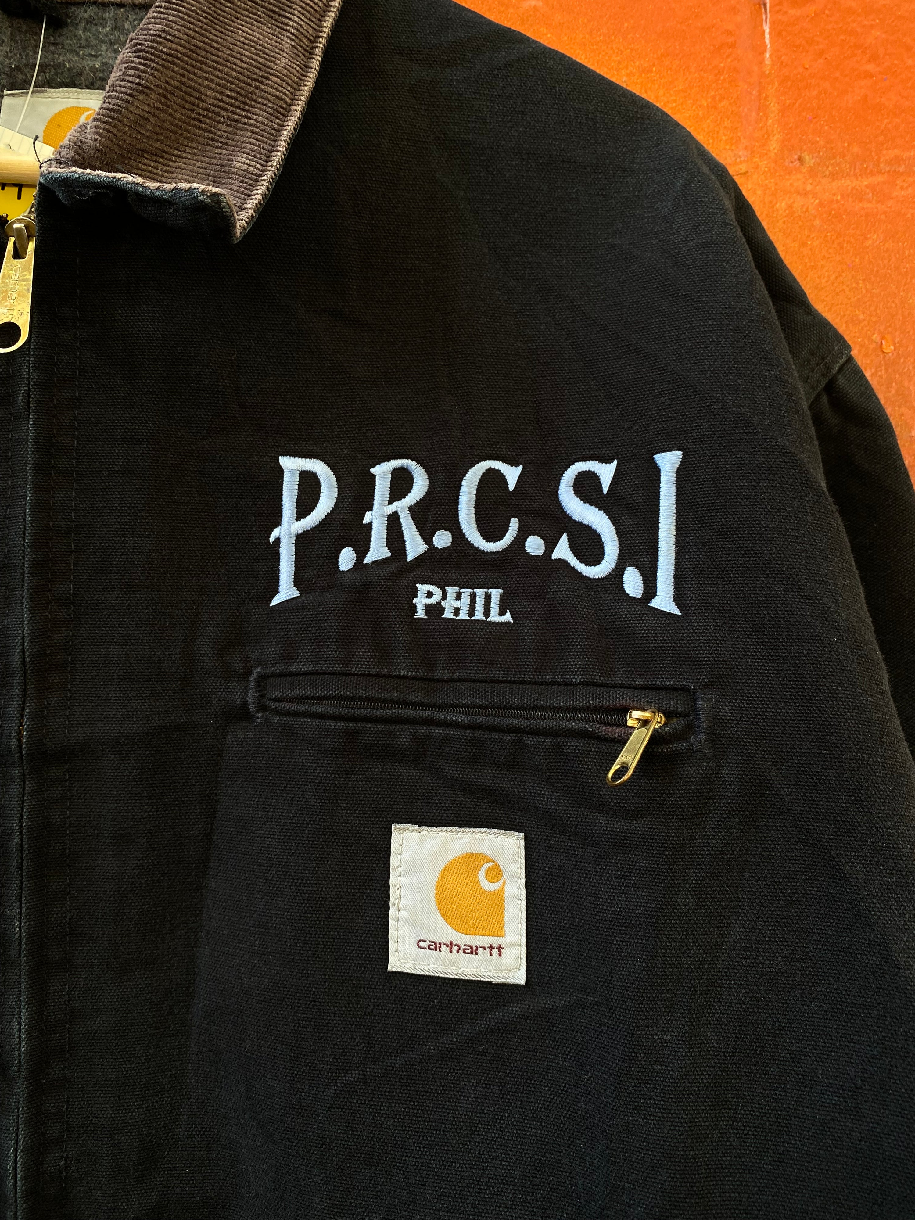 [L] Carhartt P.R.C.S.I Black Detroit Jacket