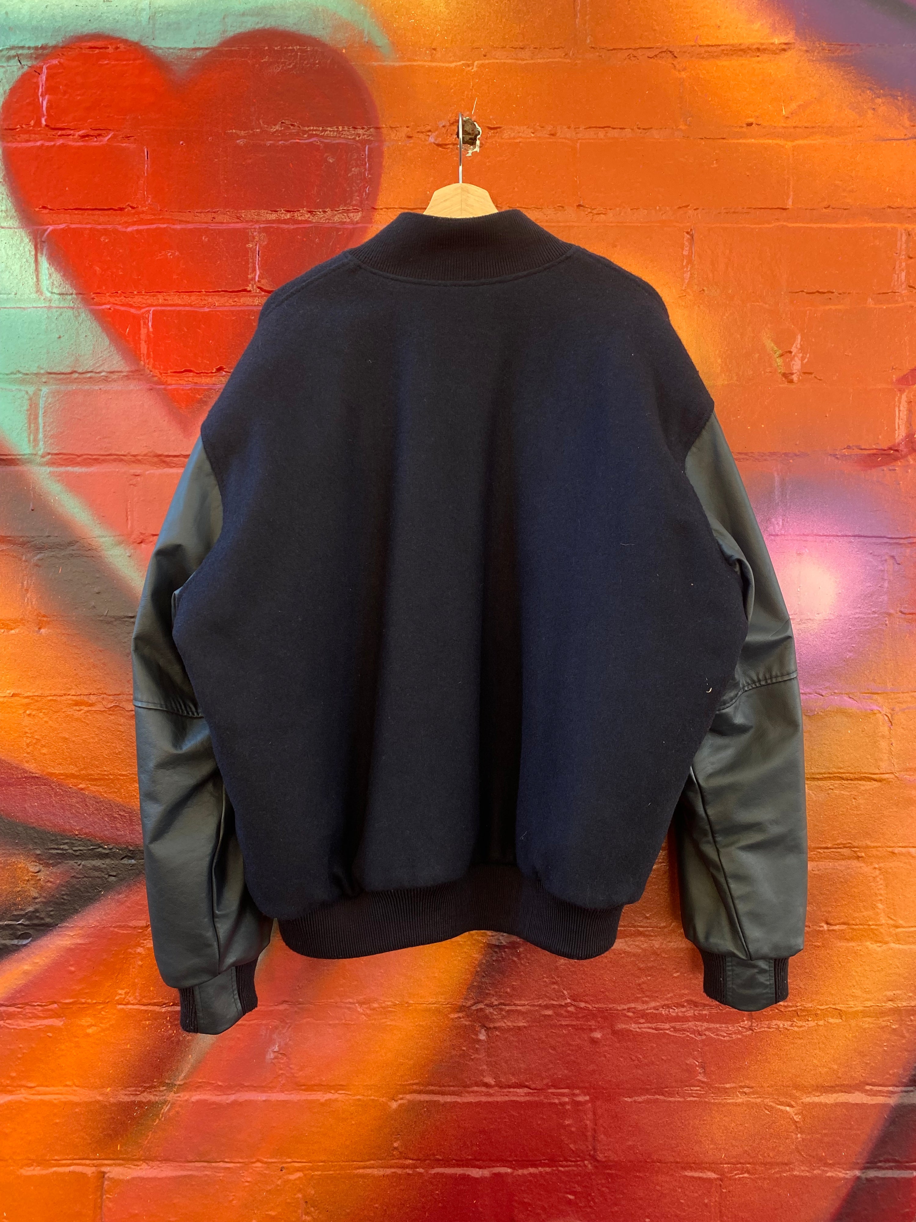 [XL] 1990s Shell Helix Racing Varsity Jacket