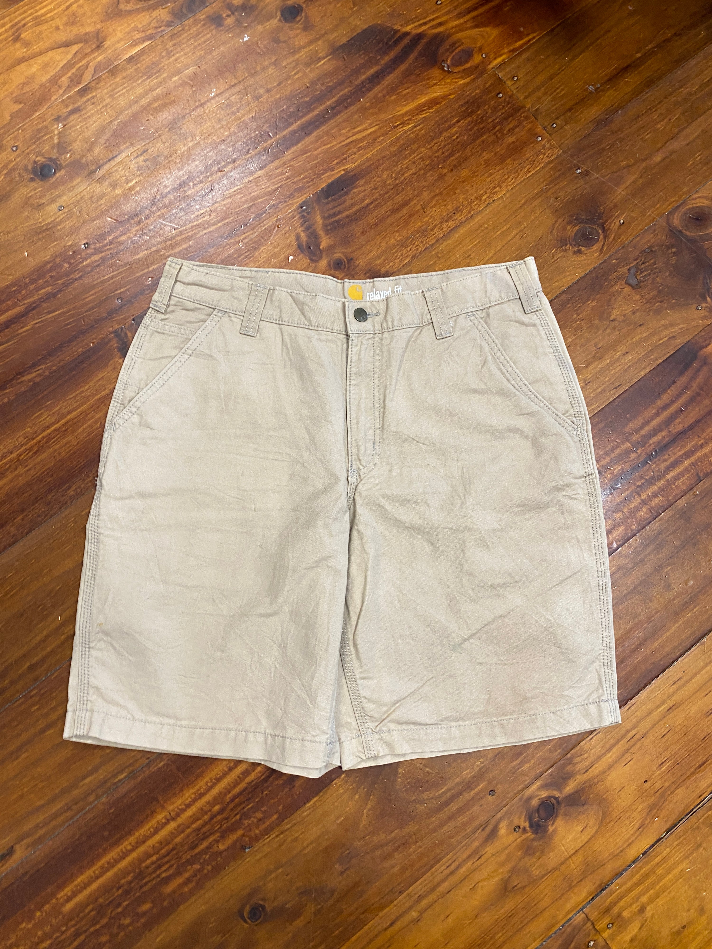 34 - Carhartt Relaxed Fit Beige Shorts DS145