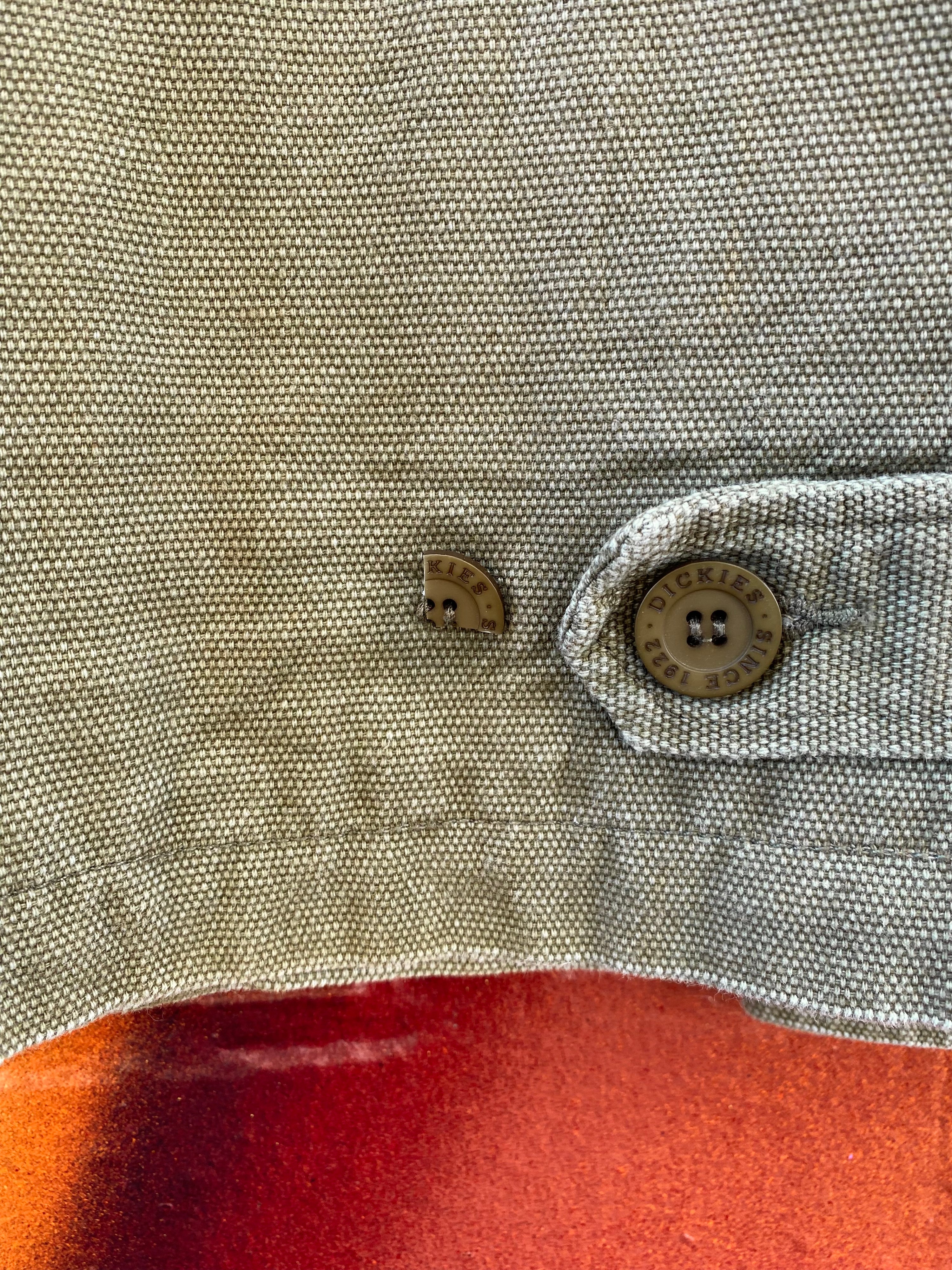 [S] Dickies Olive Green Detroit Style Jacket