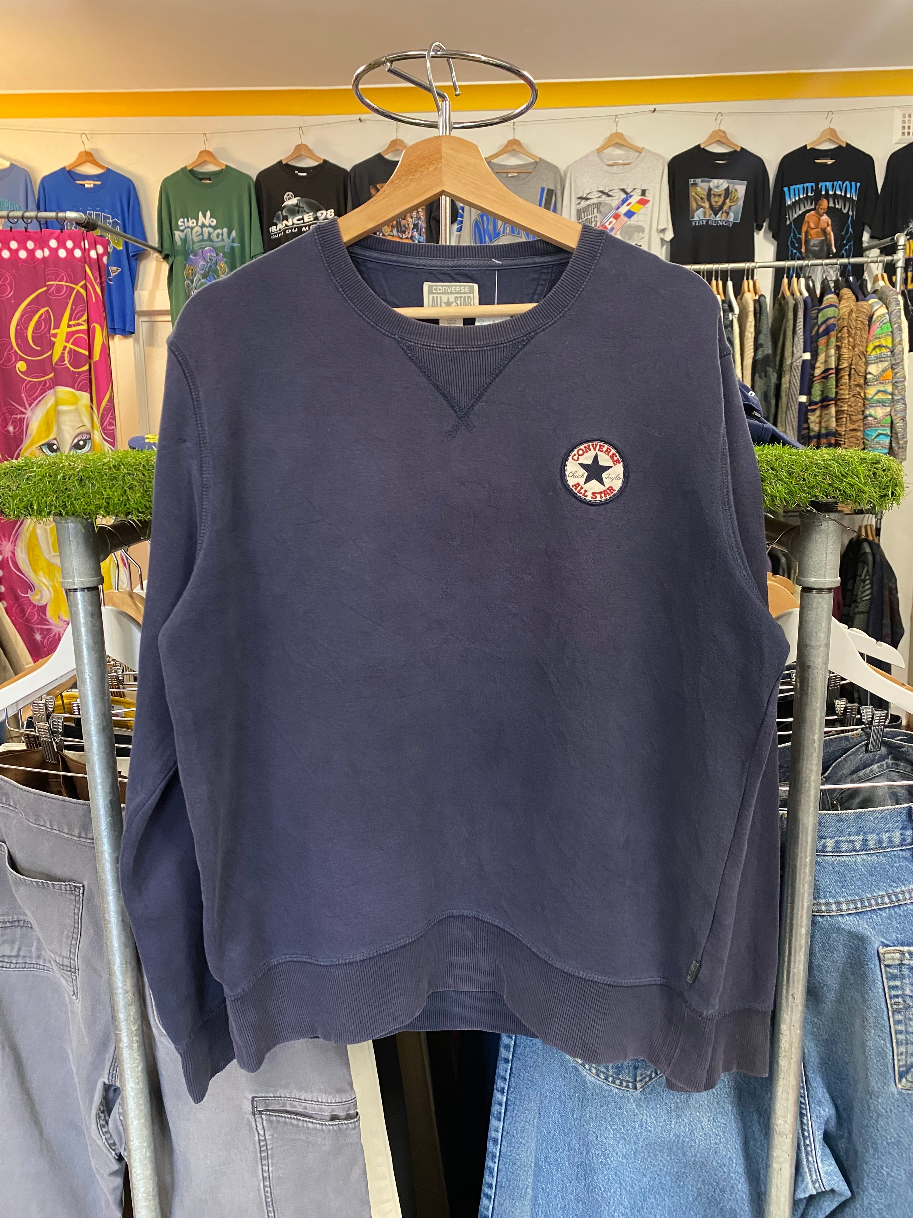 [M] Converse All Star Dark Blue Jumper