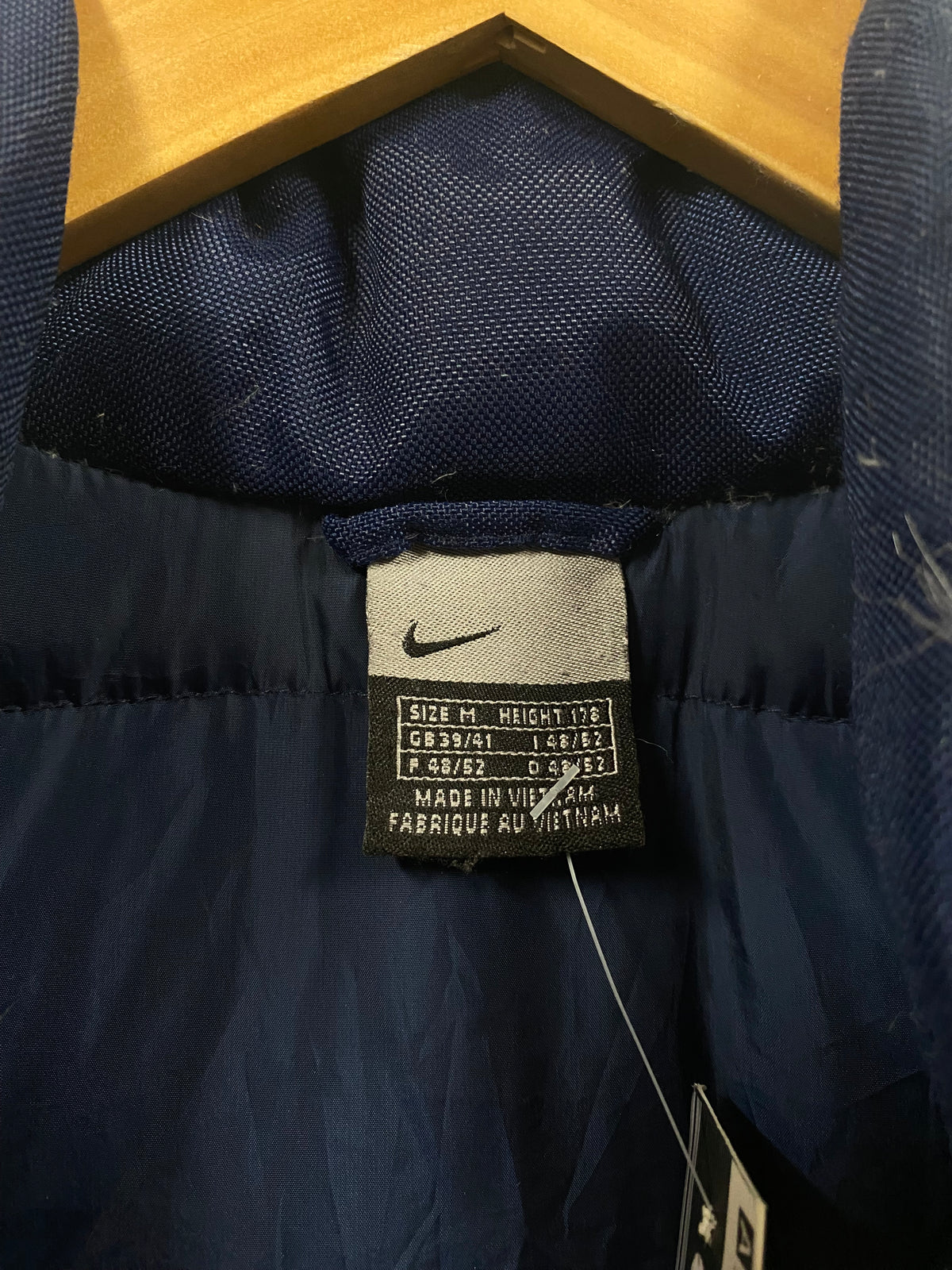 [M] Nike Large Blue Down Filled Winter Coat