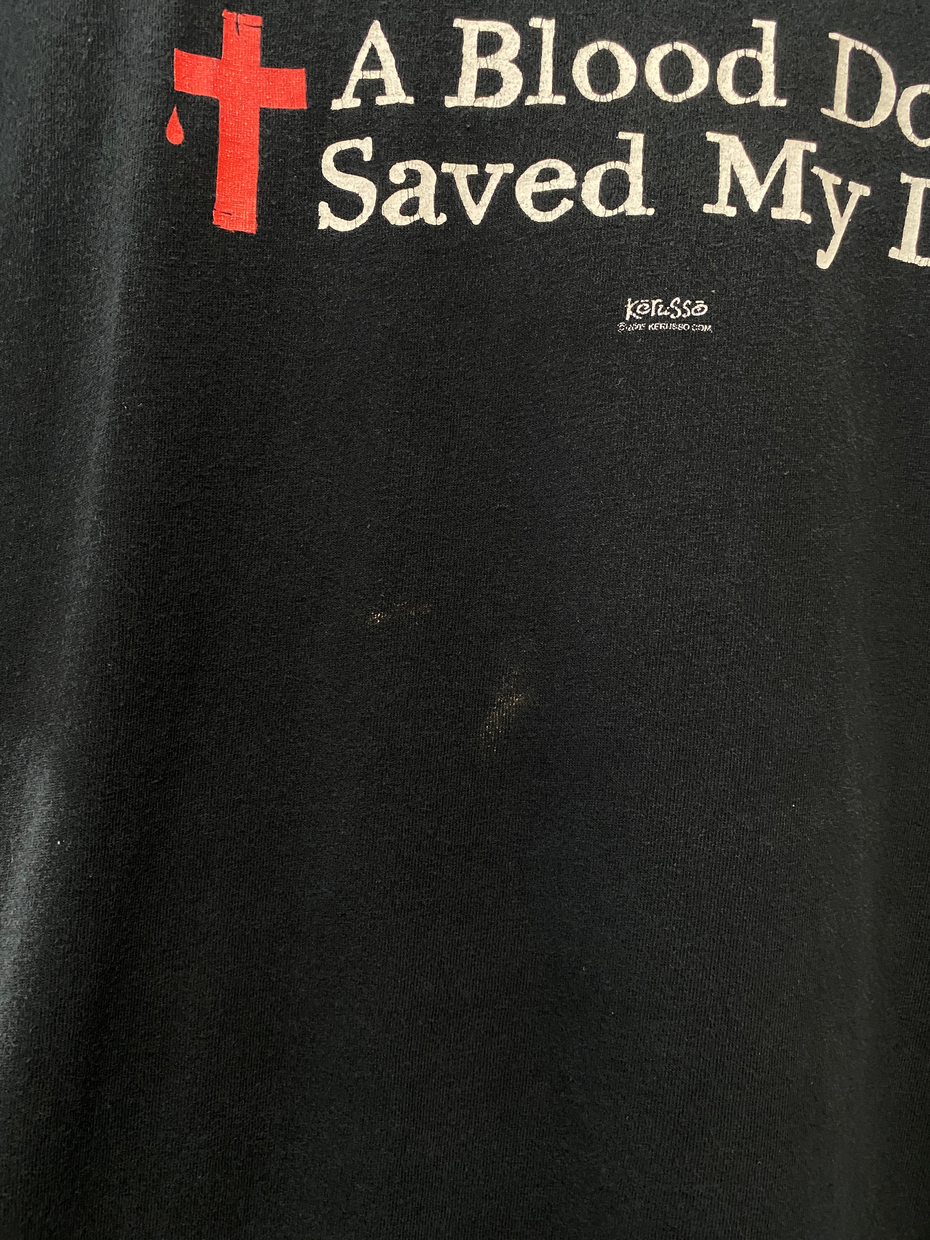 L - A Blood Donor Saved My Life DS Jesus Tee