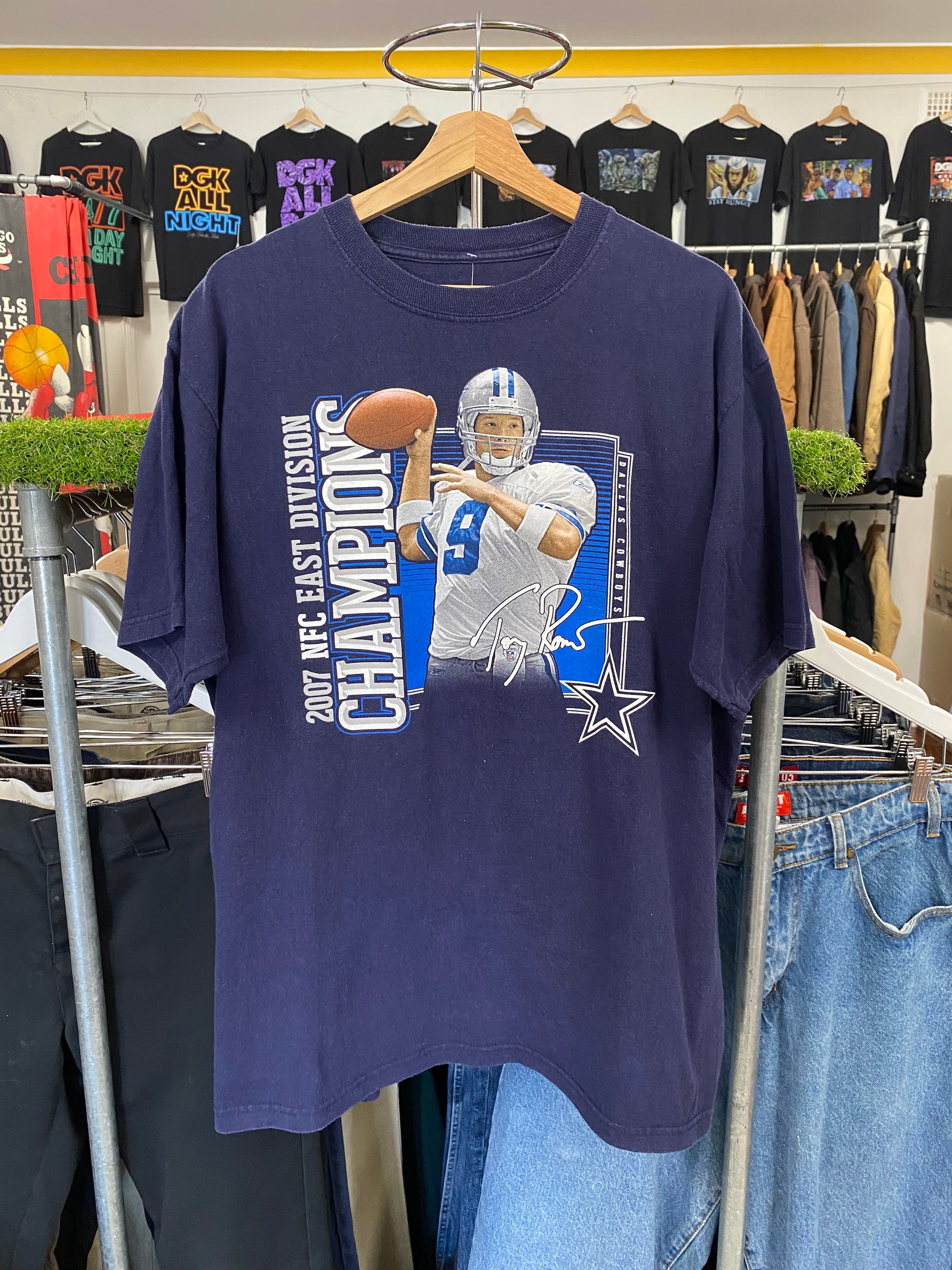 [L] 2007 Dallas Cowboys 2007 NFC East Division Champions Tshirt