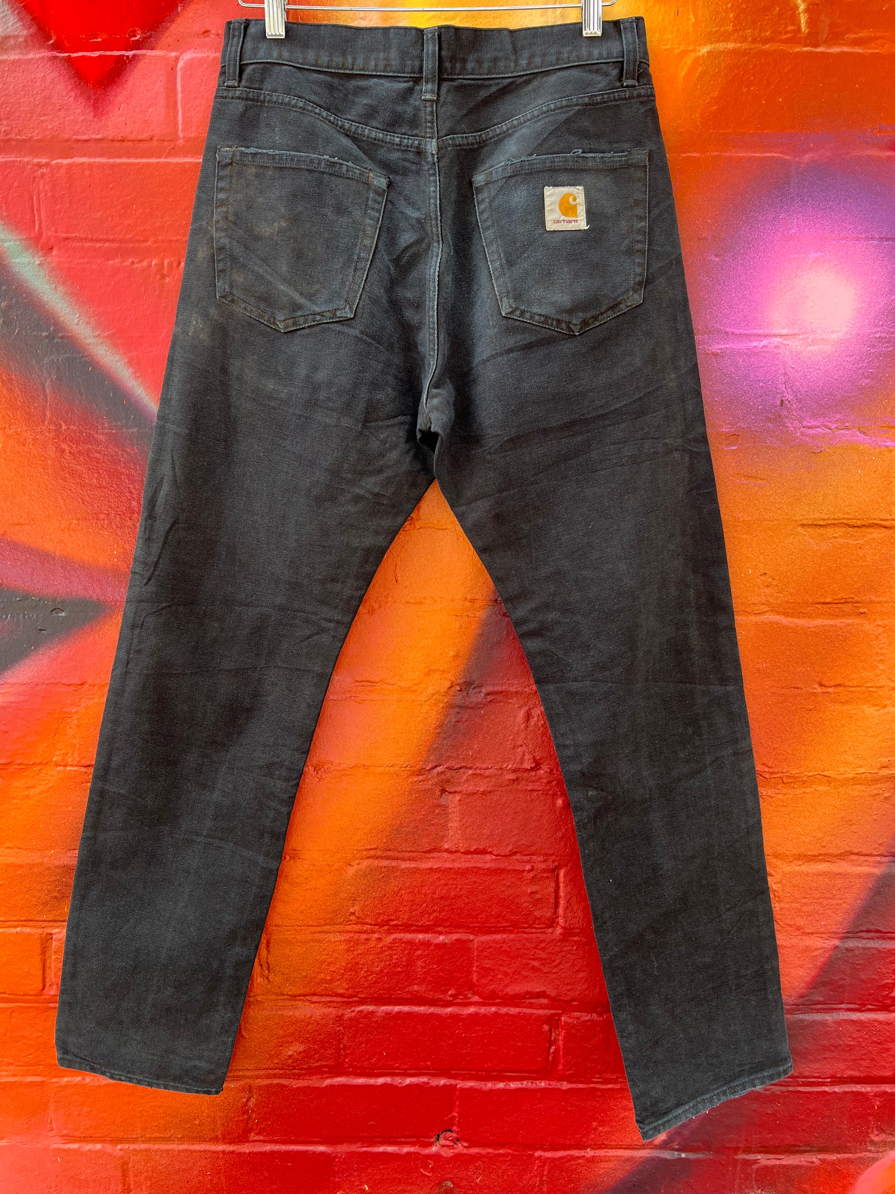 [30] Carhartt WIP Pontiac Pant Black 30x32