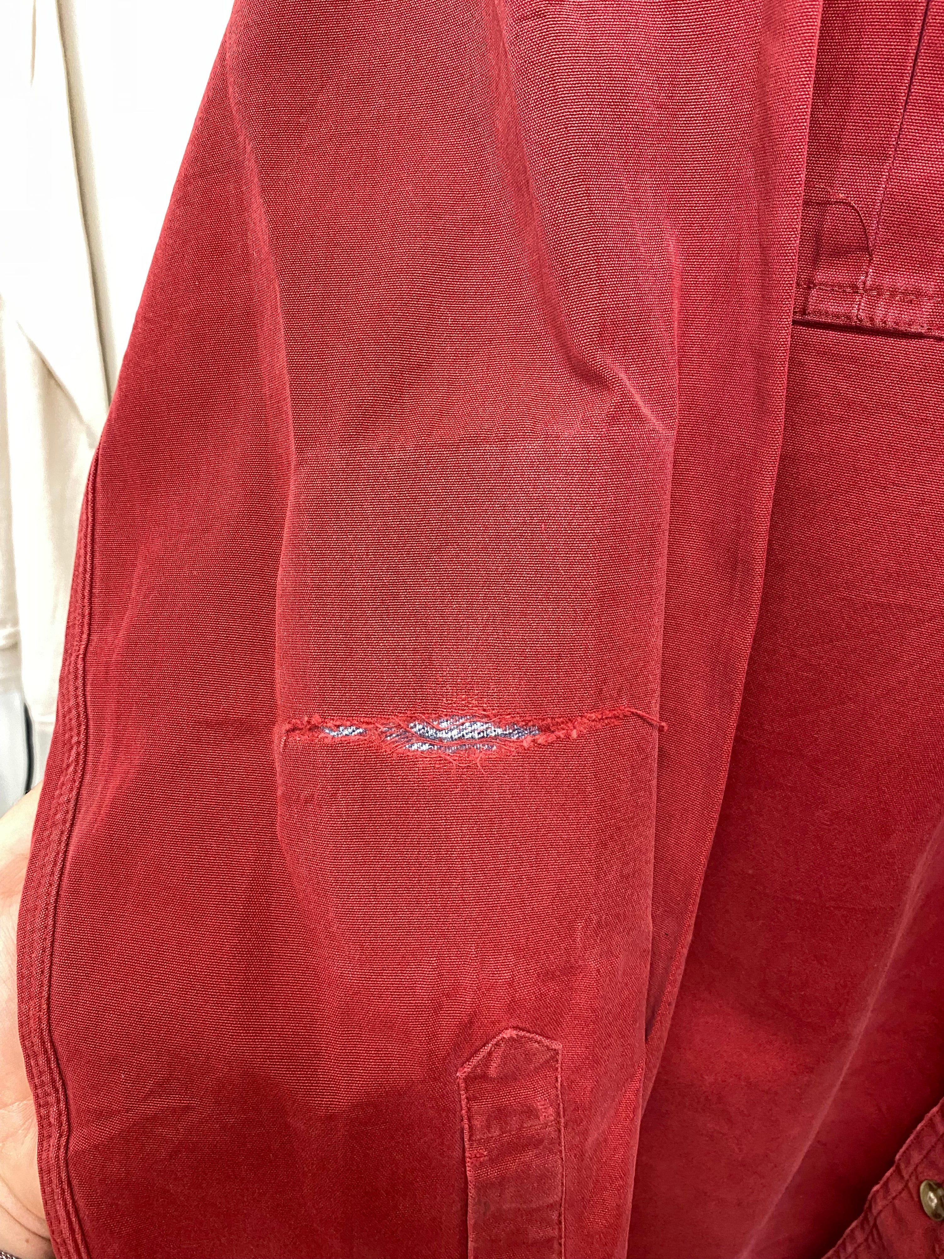 XLT - Carhartt Red LS Thick Button-up