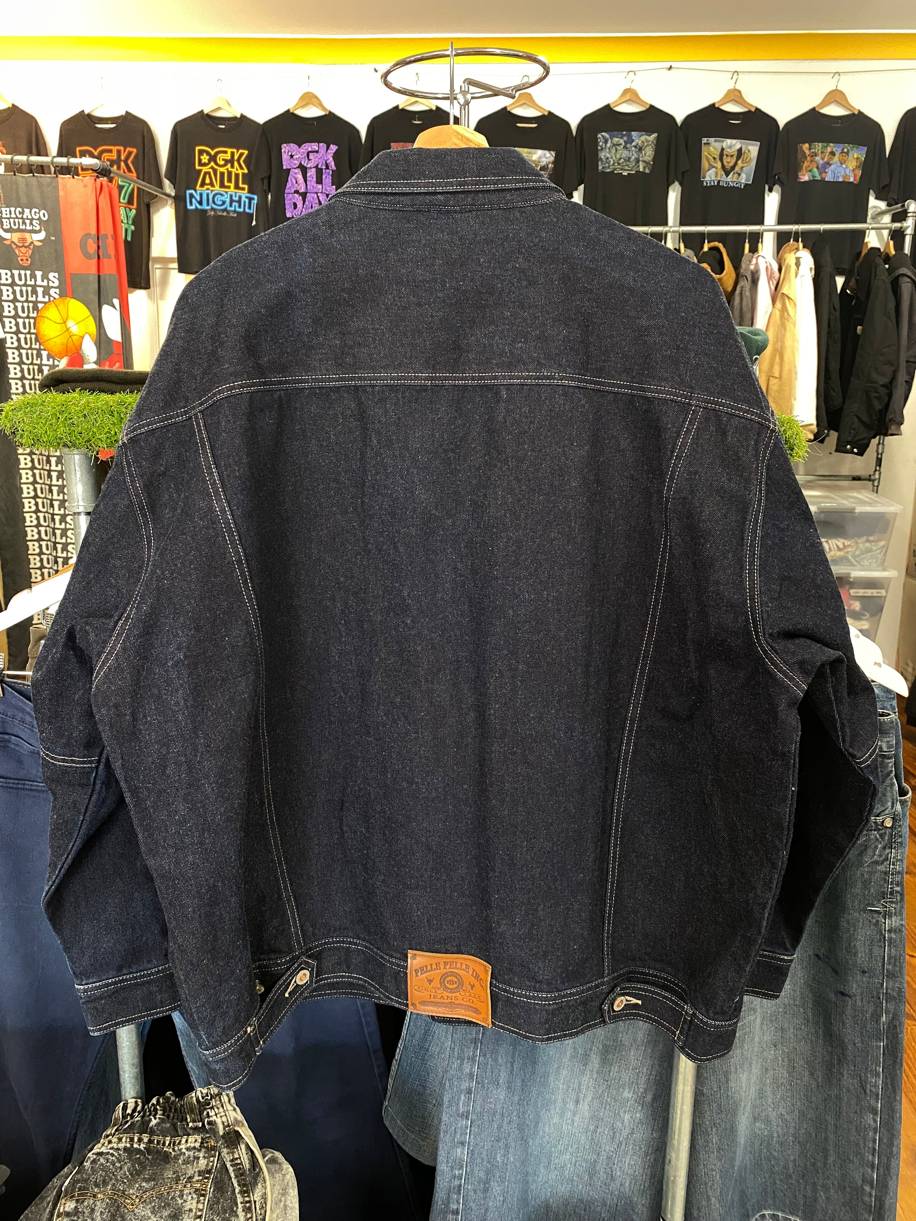 [2XL] Pelle Pelle Marc Buchanan Denim Chore Jacket