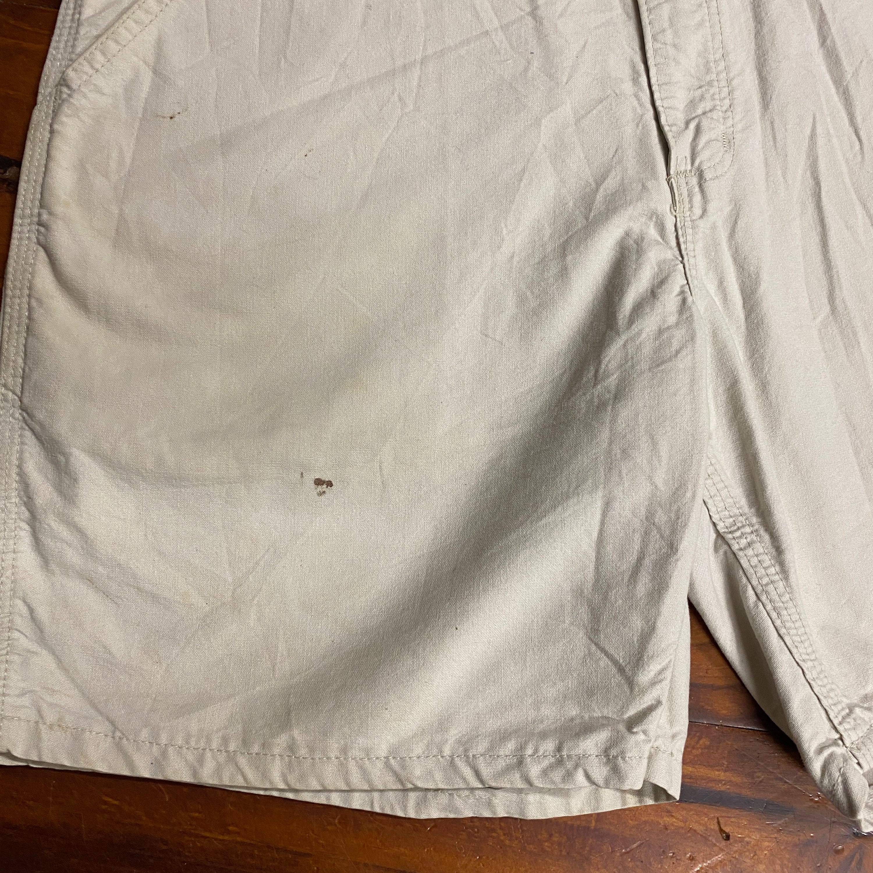 34 - Carhartt White/Beige Carpenter Shorts DS104