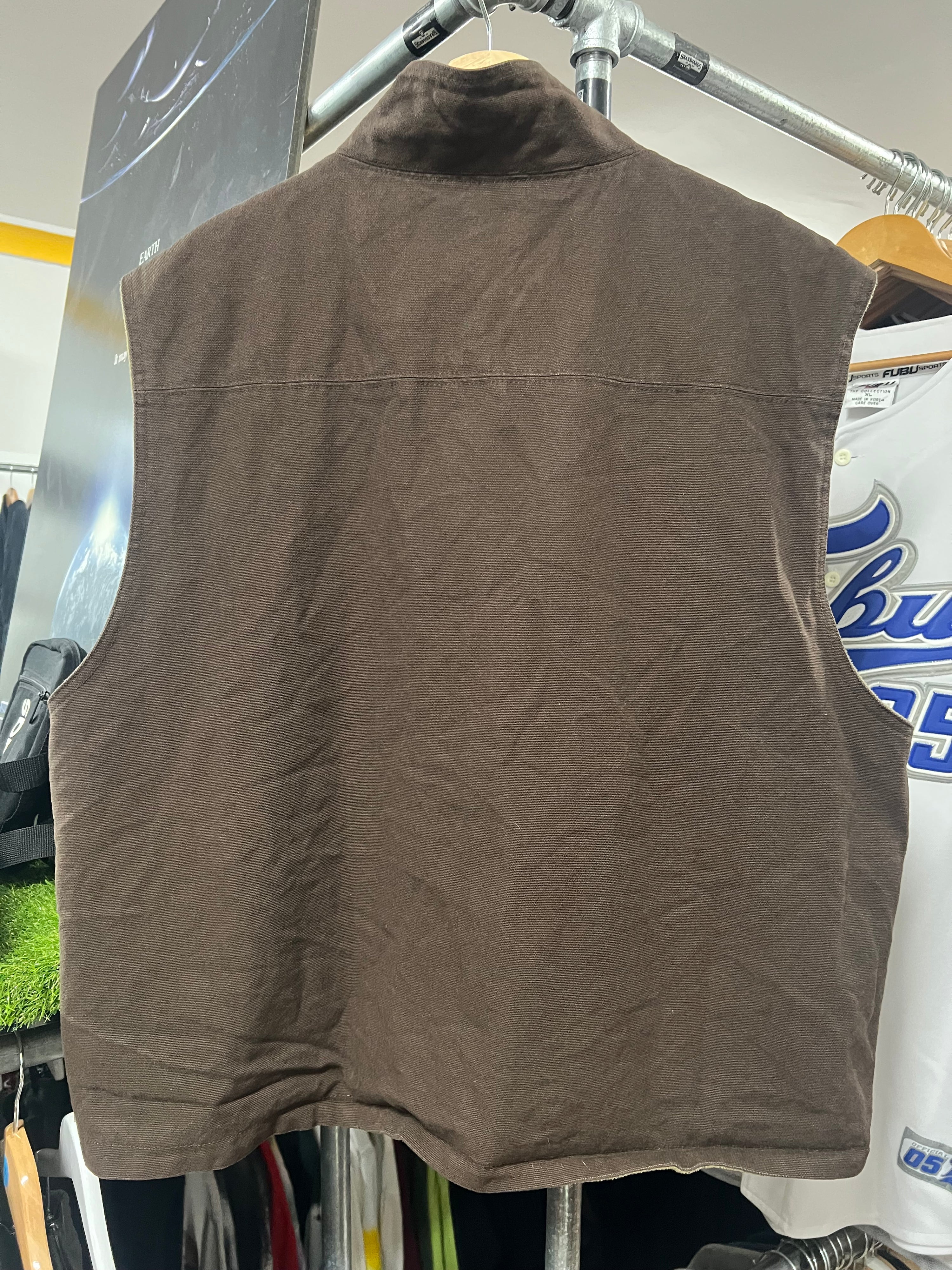 [L] American Workwear Heavy Brown Vest