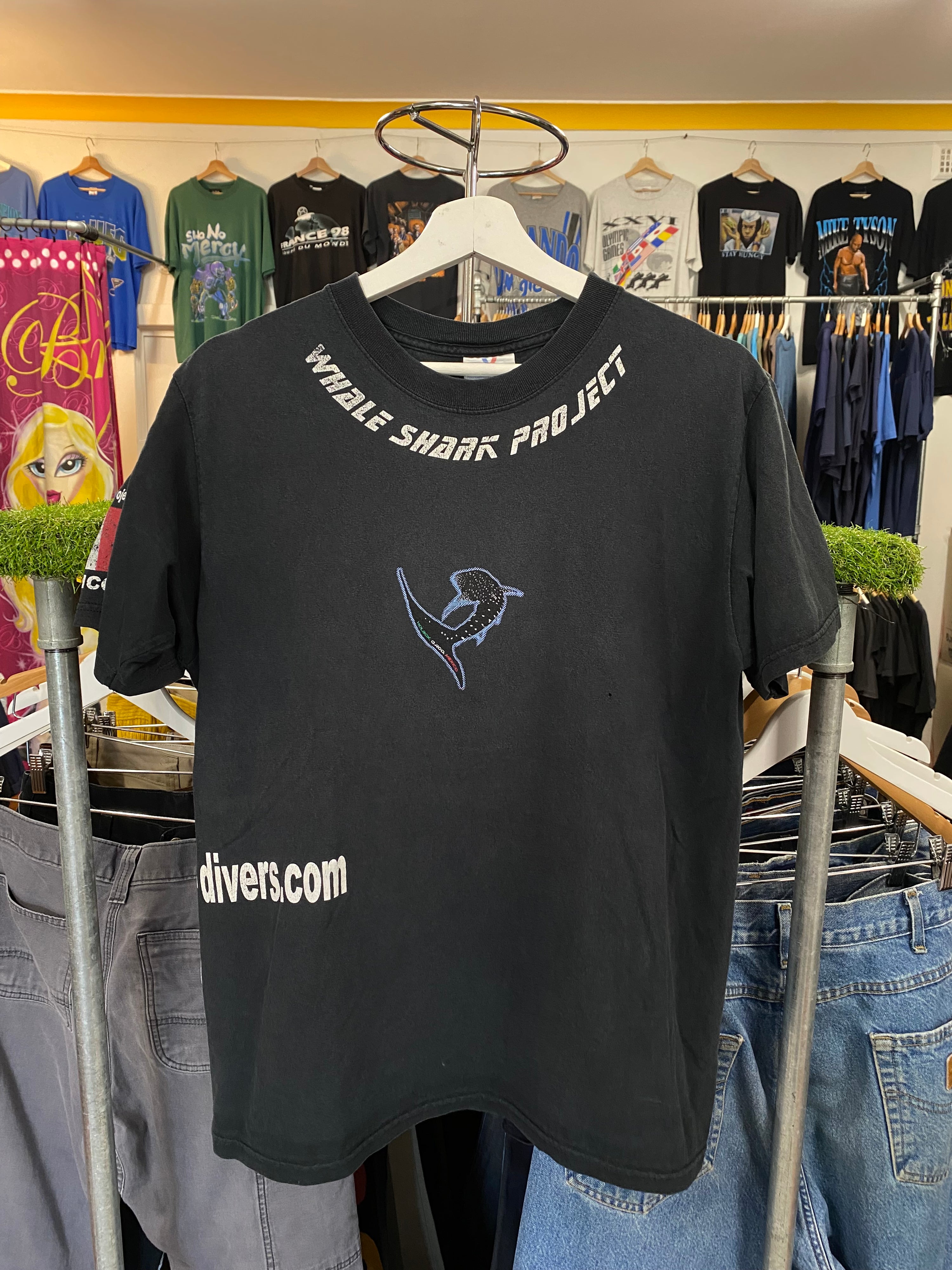 [M] Whale Shark Project Mexico Black Tee