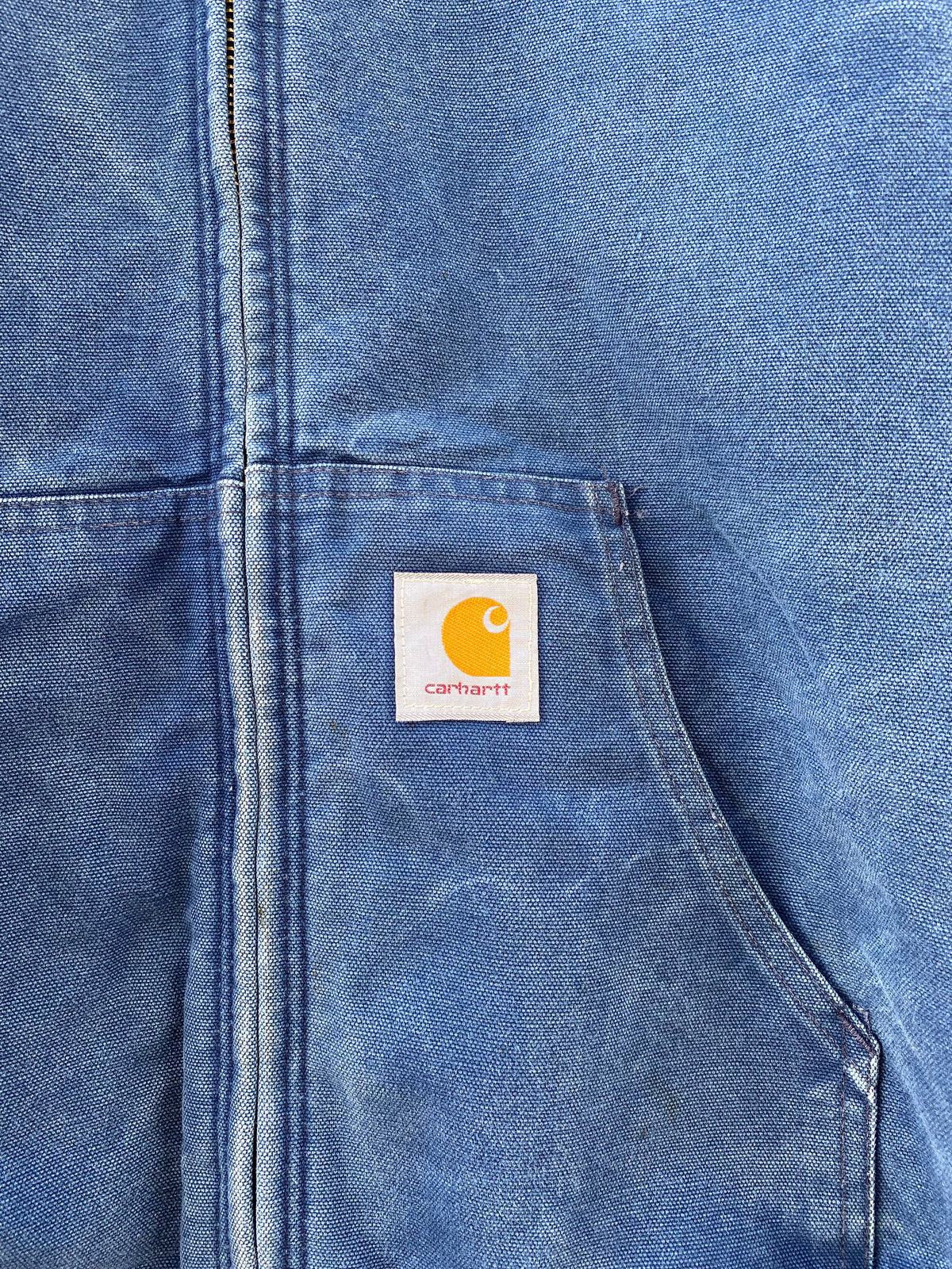 [L] Carhartt J130 Navy Blue Active Jacket