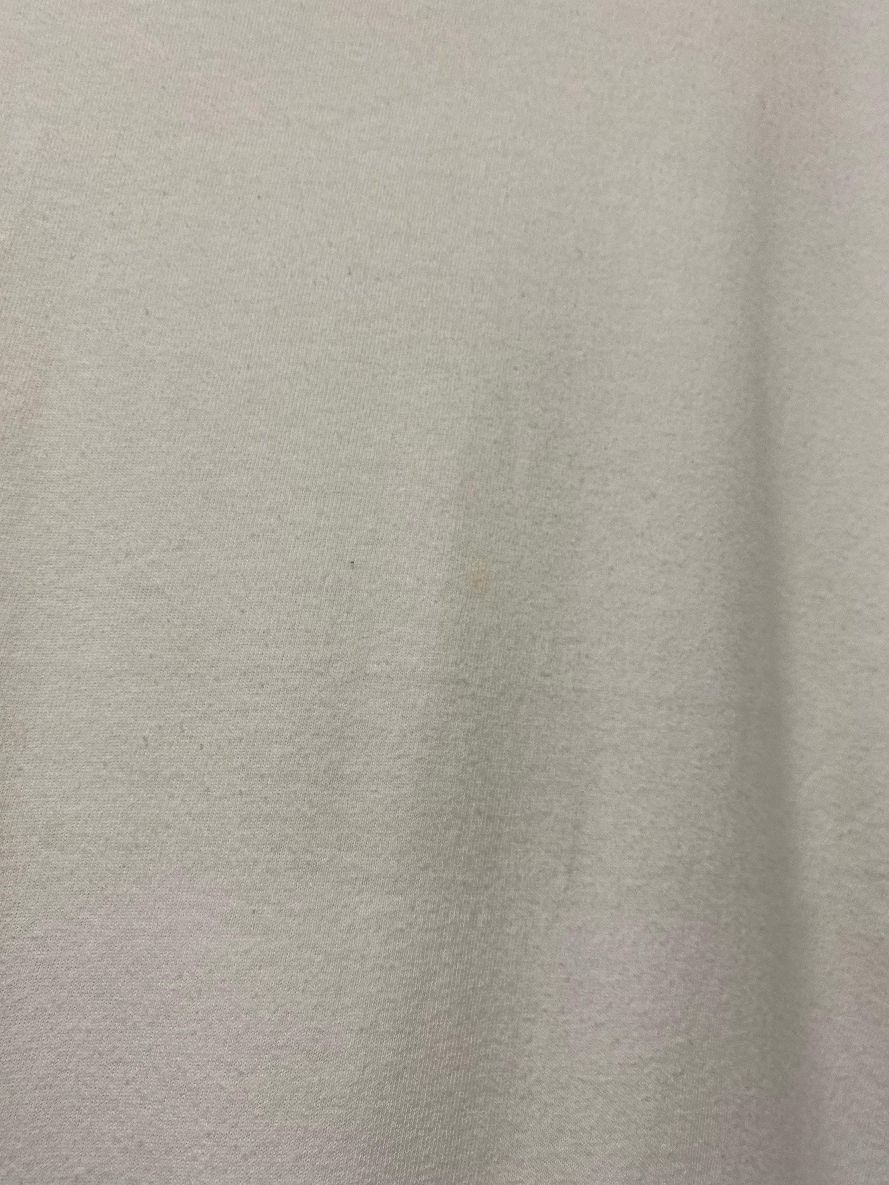 L - Adidas Big Wraparound Logo At Bottom White Tee
