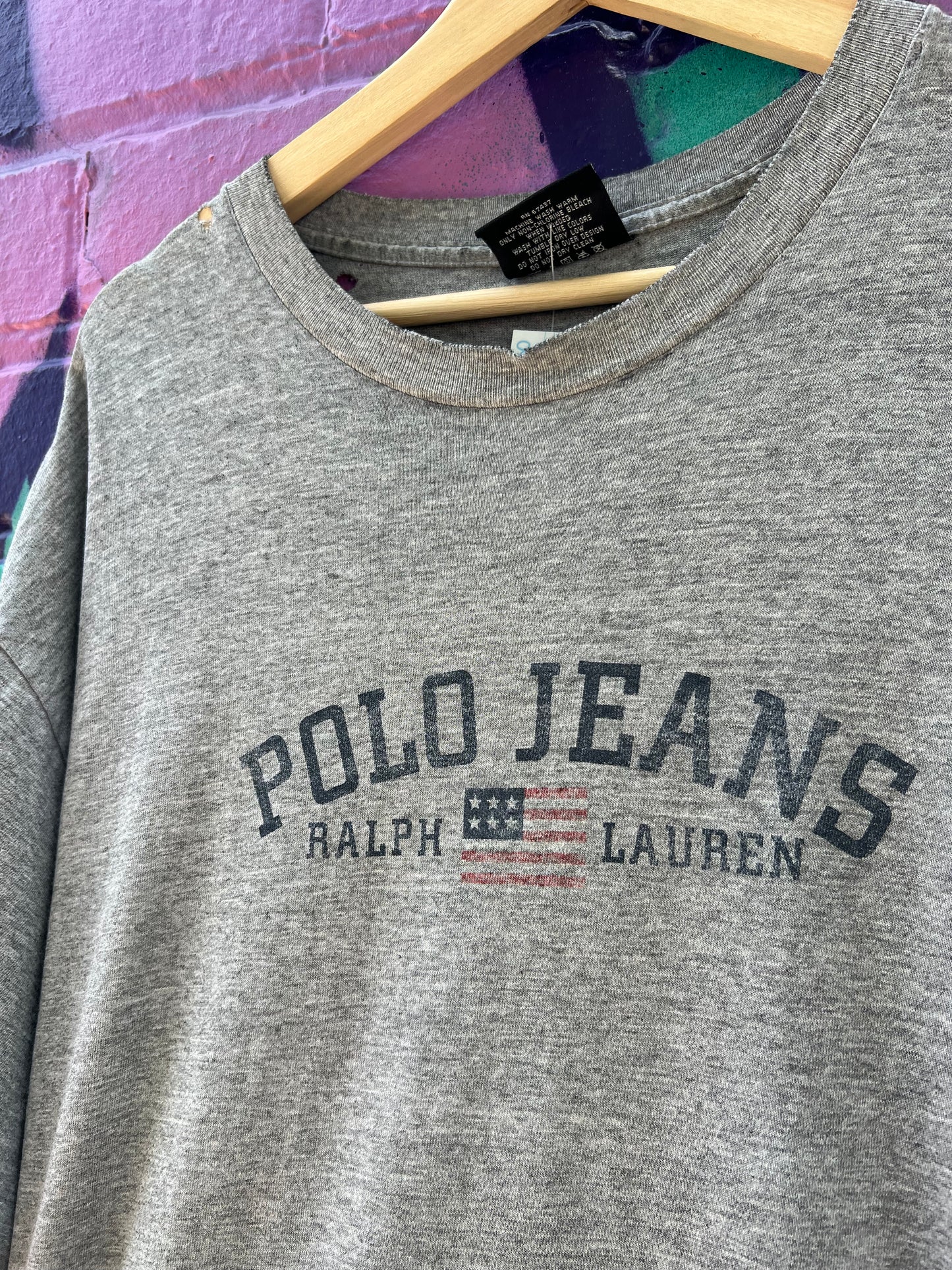 L - RL Polo Jeans Grey Tee