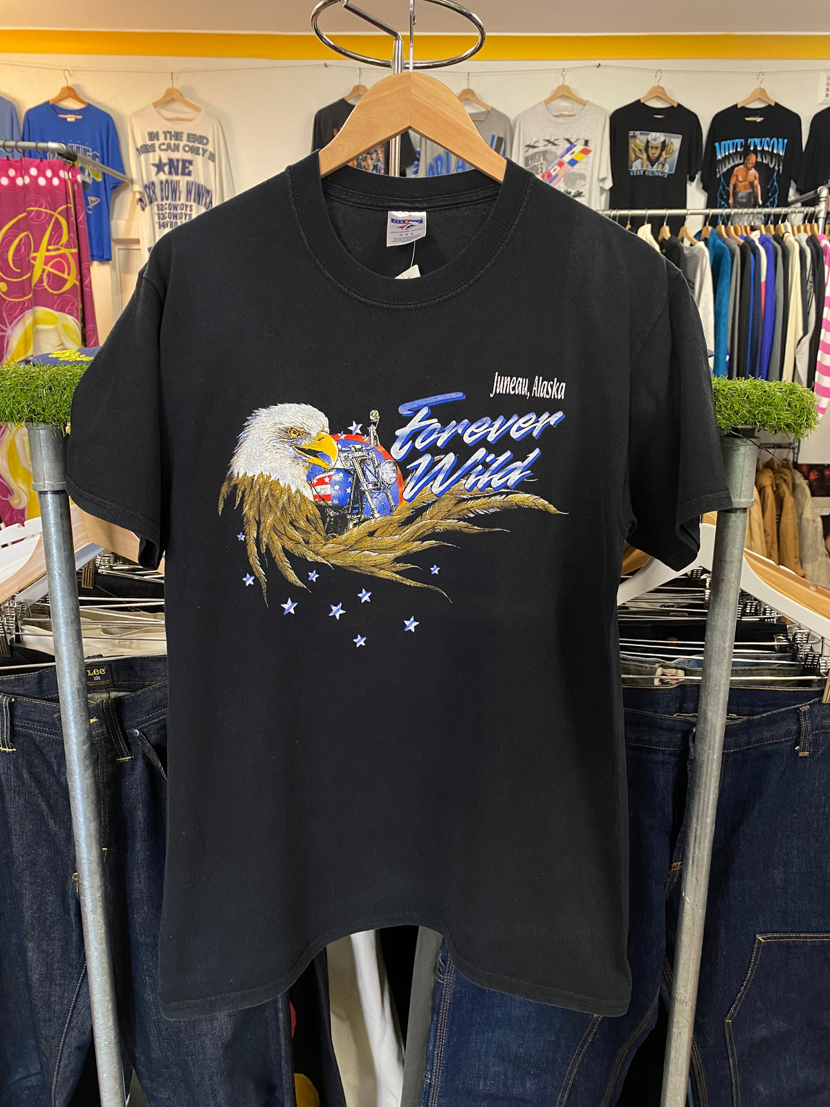 [M] Vintage Forever Wild, Alaska Tshirt