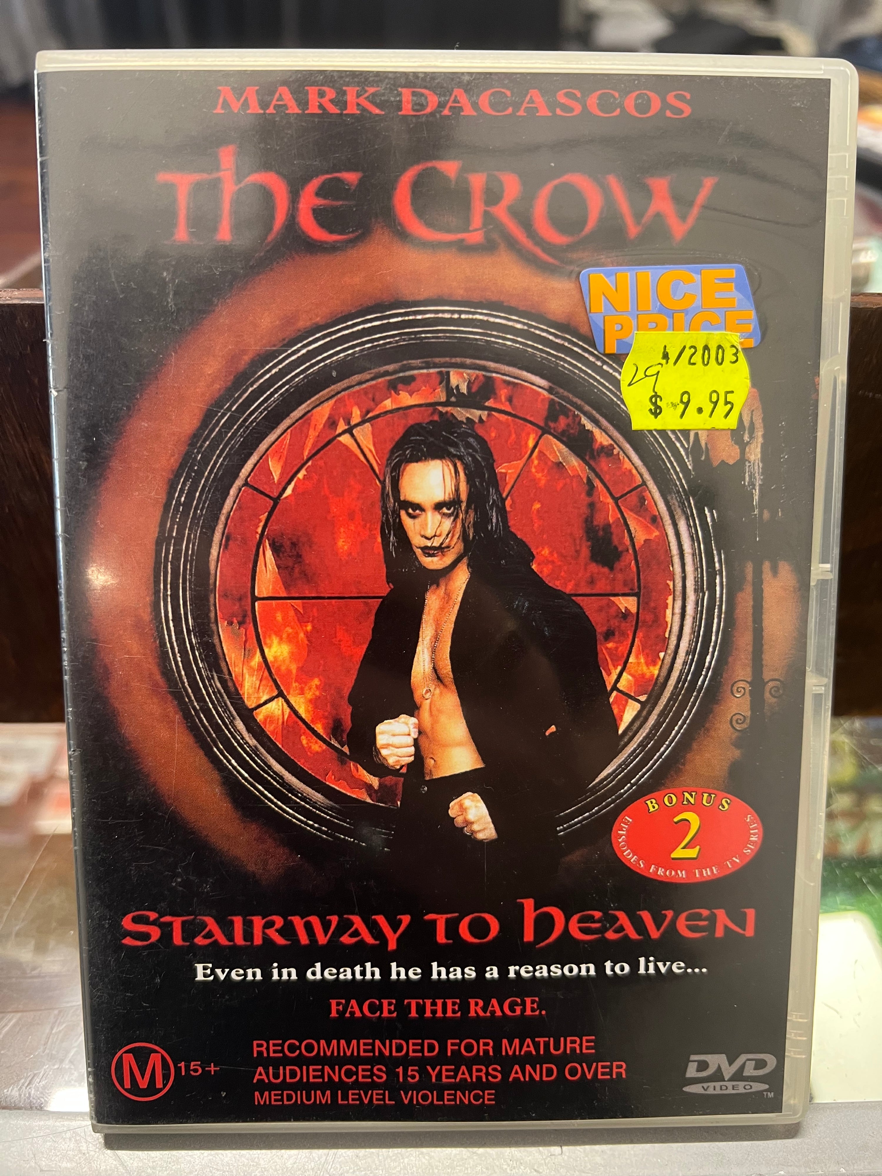 The Crow 3: Stairway To Heaven DVD