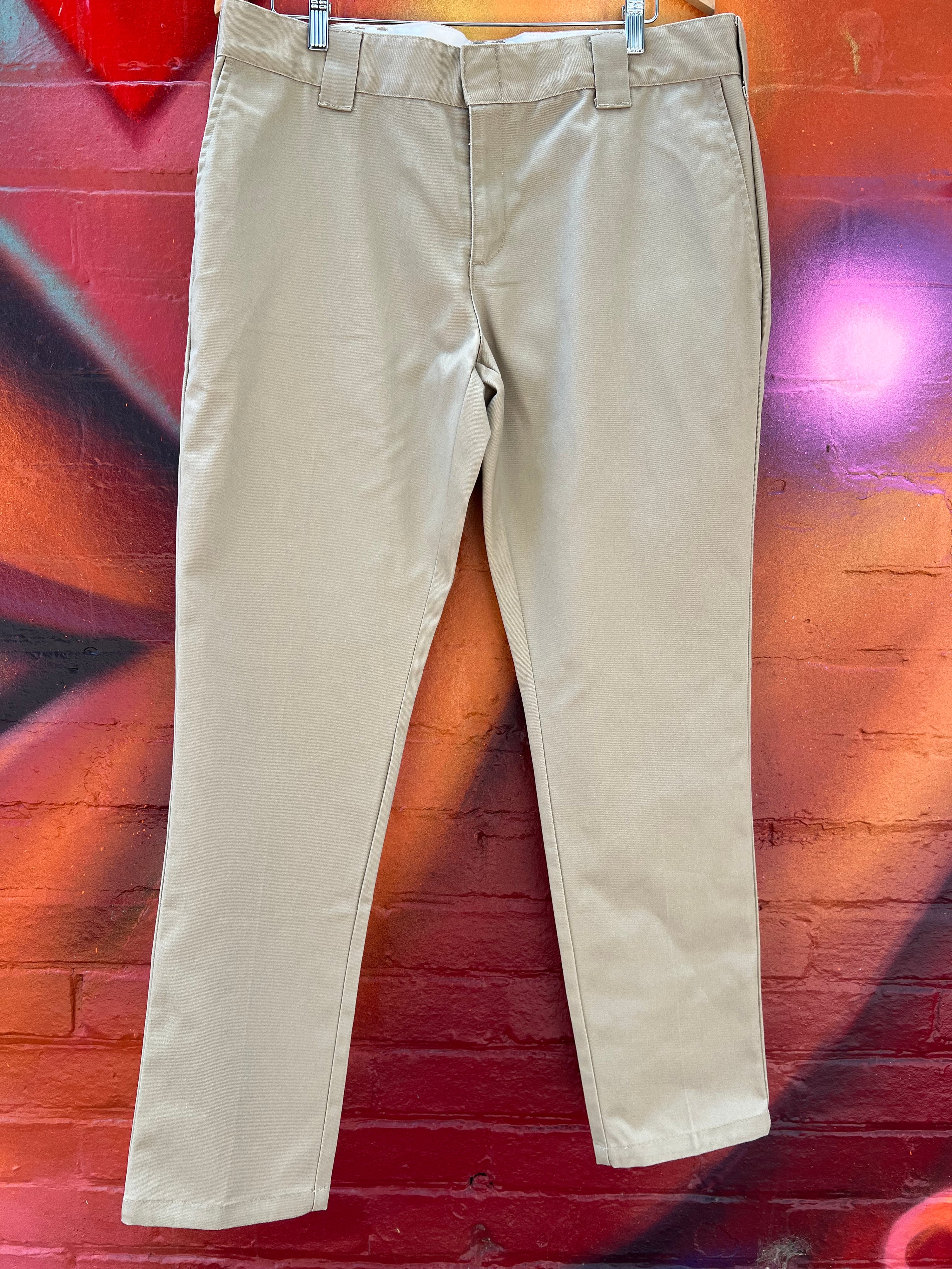 [36] BNWT Dickies 872 Slim Tapered Khaki Pants