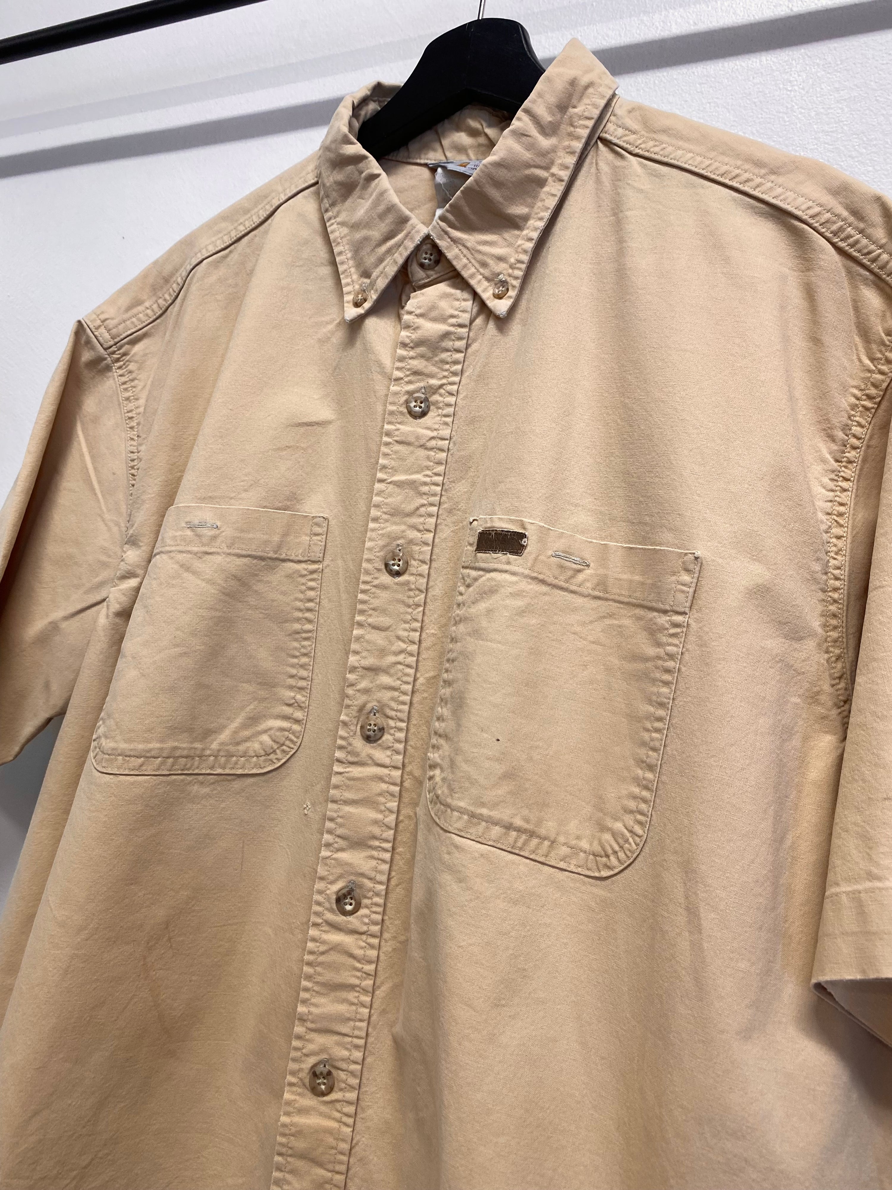 XL - Carhartt Khaki SS Button-up