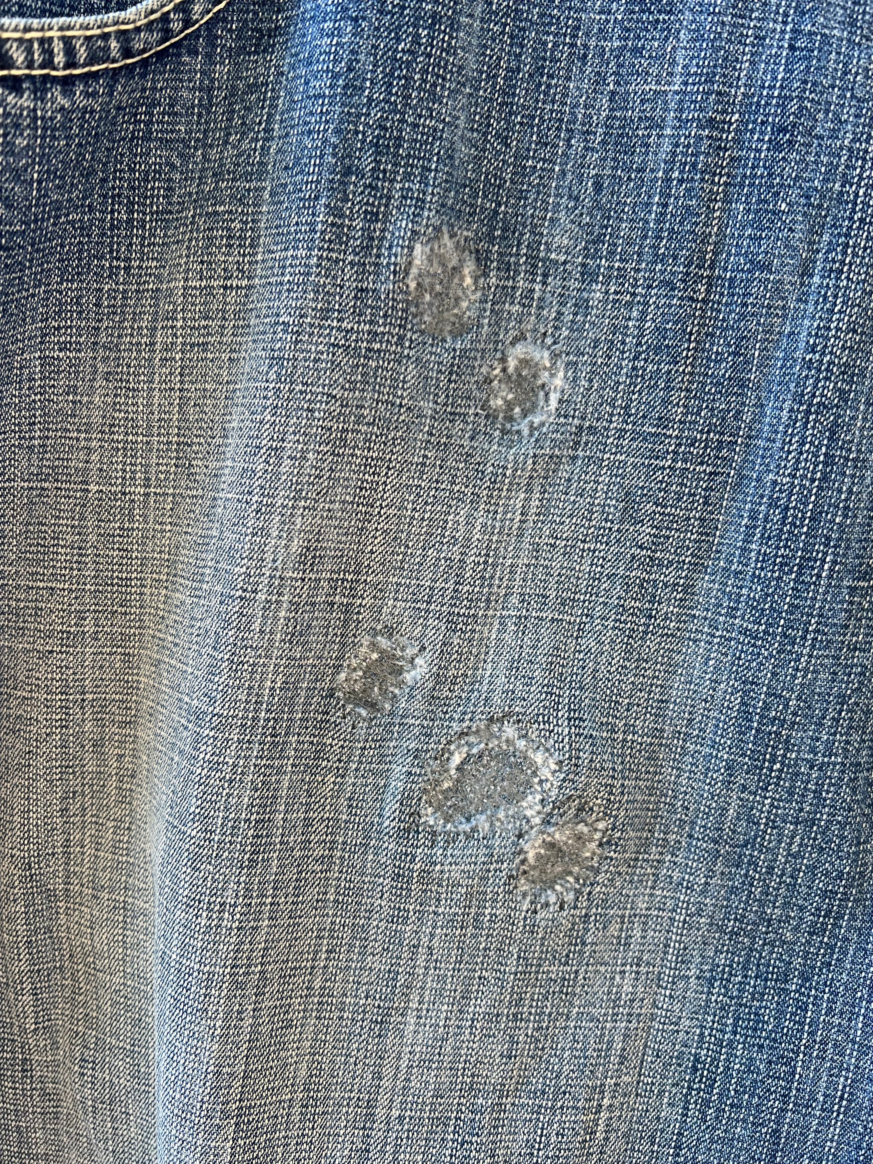 40 - Southpole Big Denim Shorts Patched Up