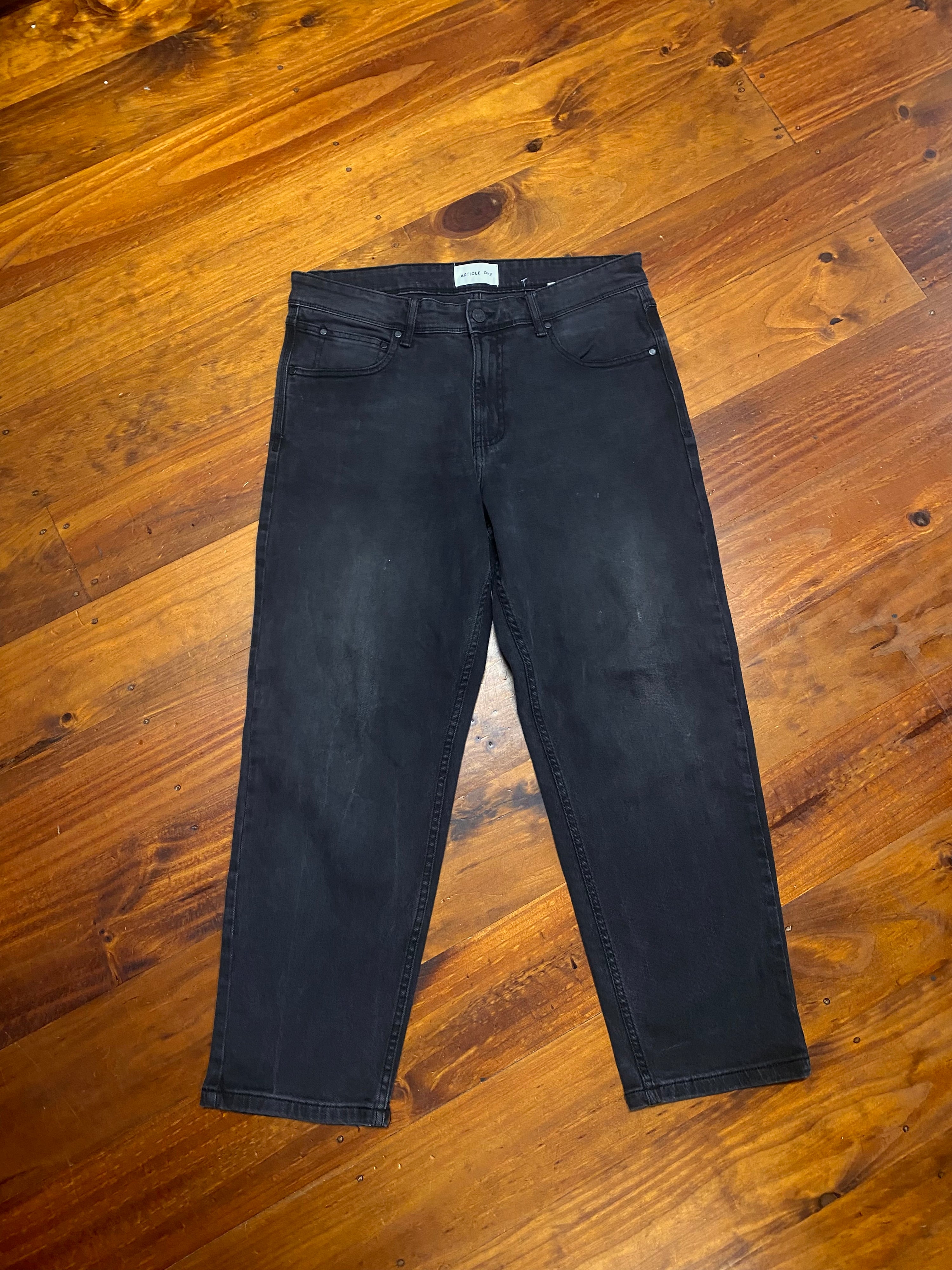 [32] Article One Black Denim Pants