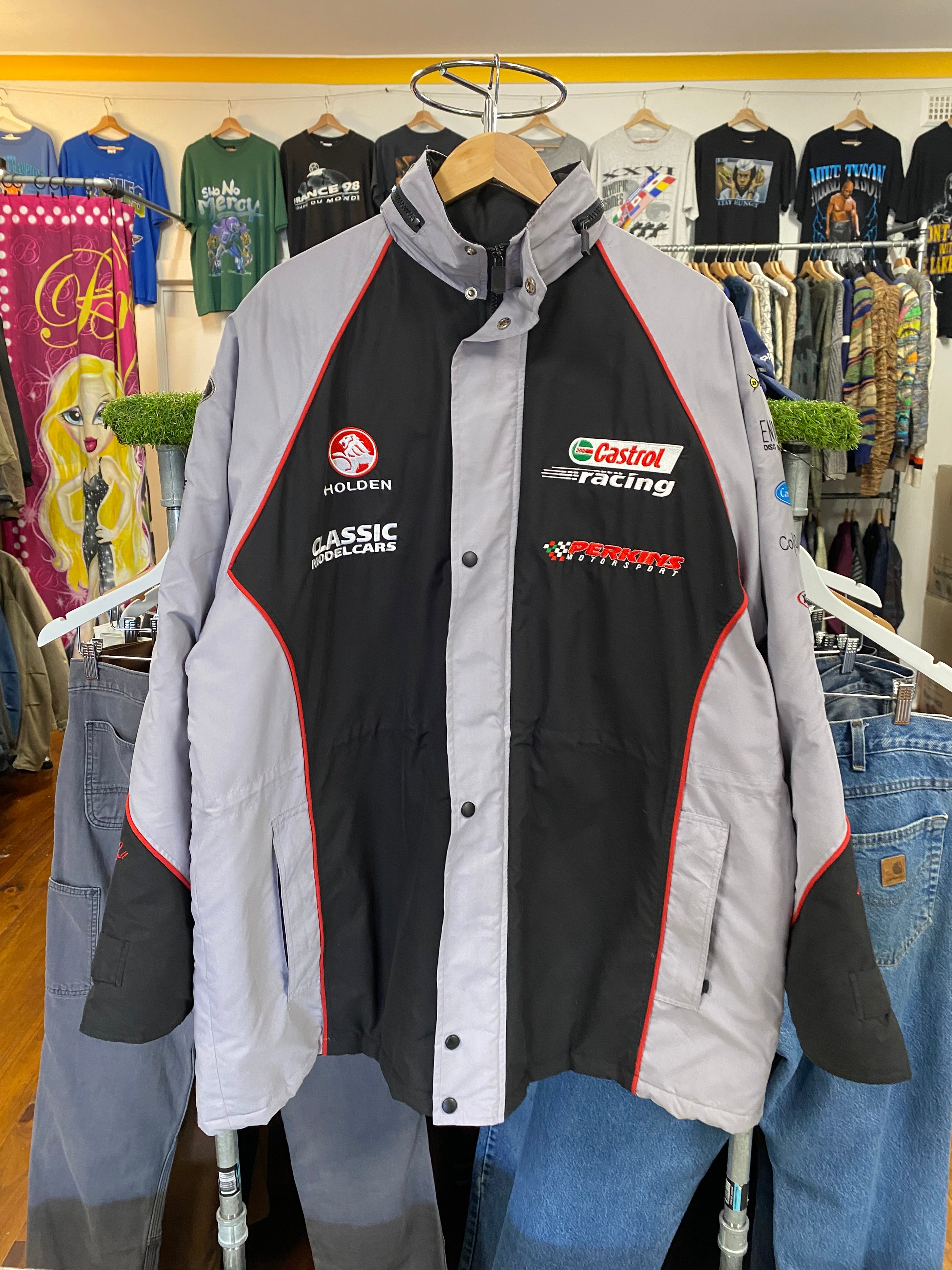 [2XL] Castrol Racing x Holden x Perkins Motorsports Puffer Jacket
