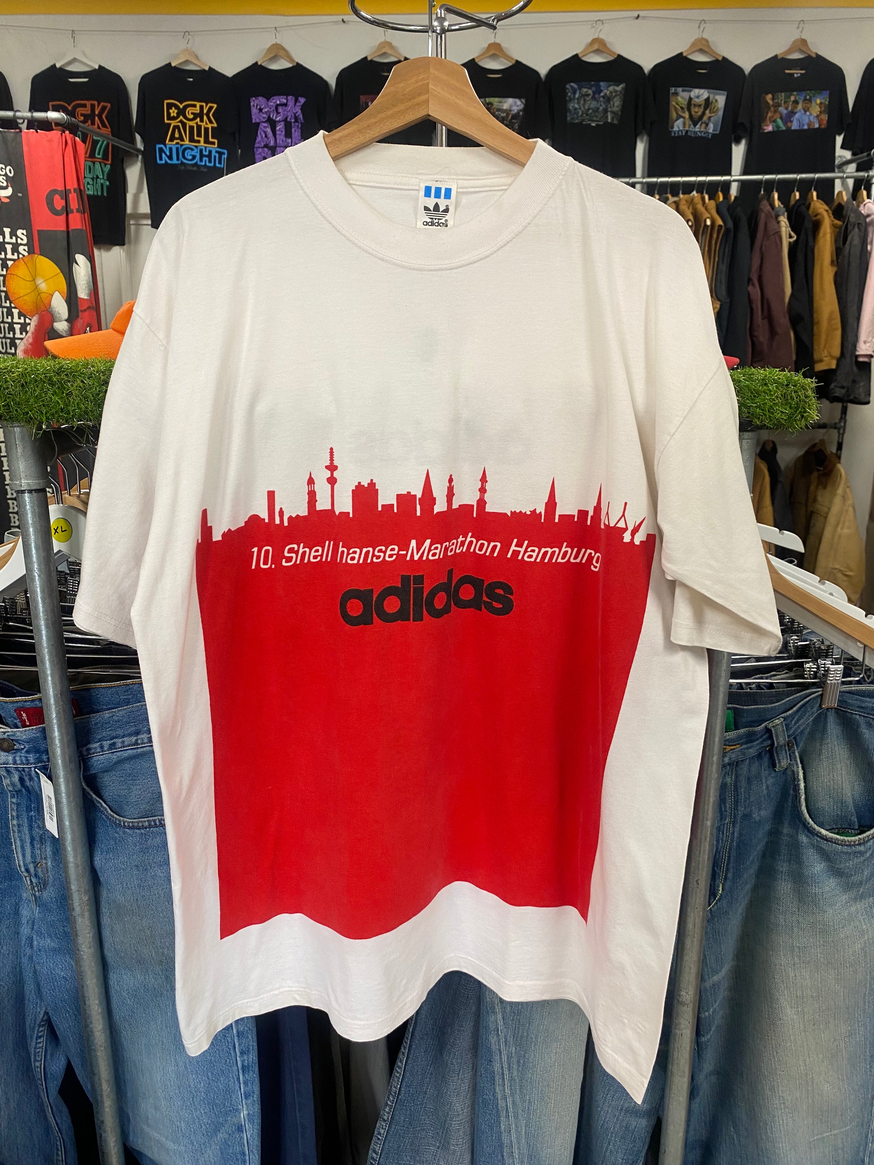 XL - 1995 Adidas Shell hanse-Marathon Hamburg