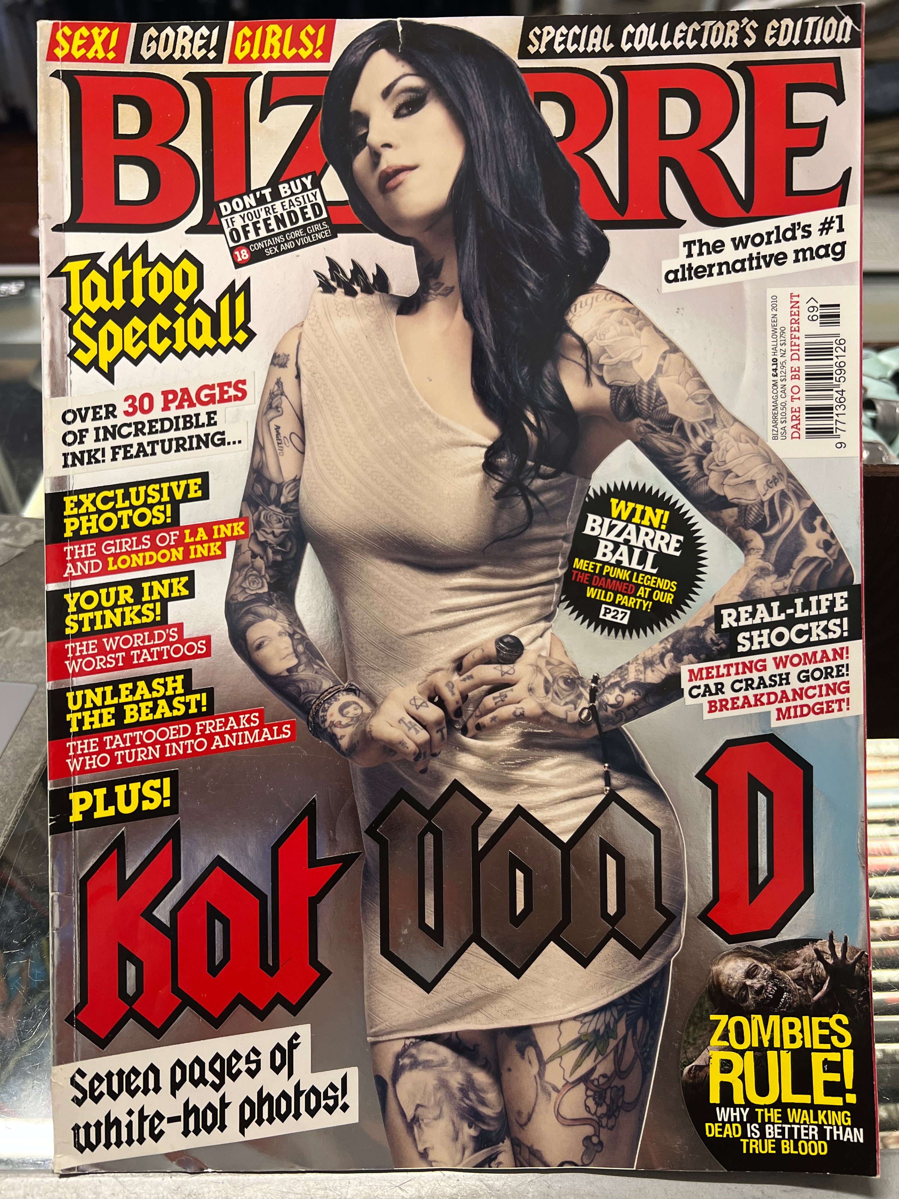 Bizarre Magazine Issue 169 Halloween 2010 Special