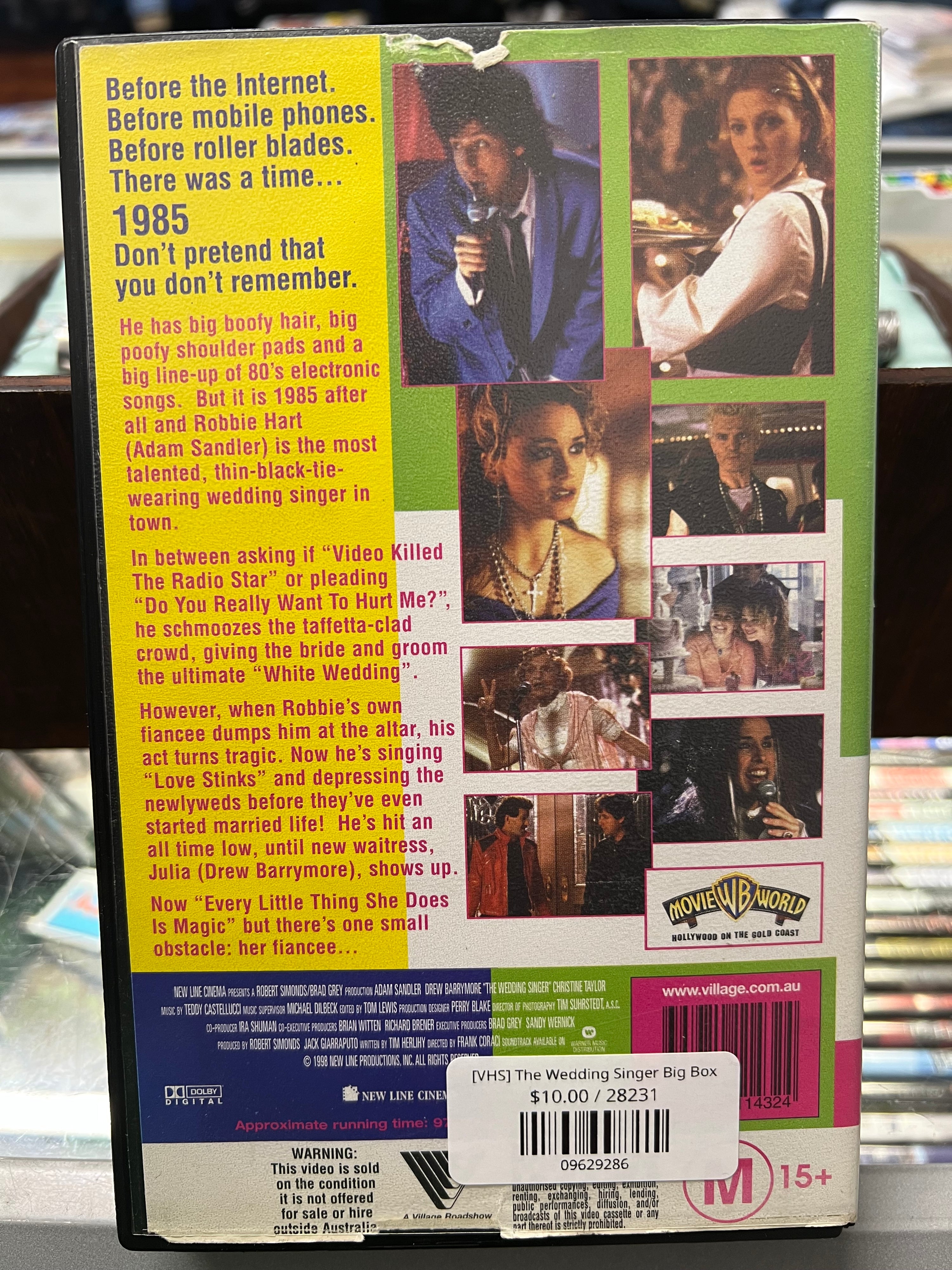 [VHS] The Wedding Singer Big Box