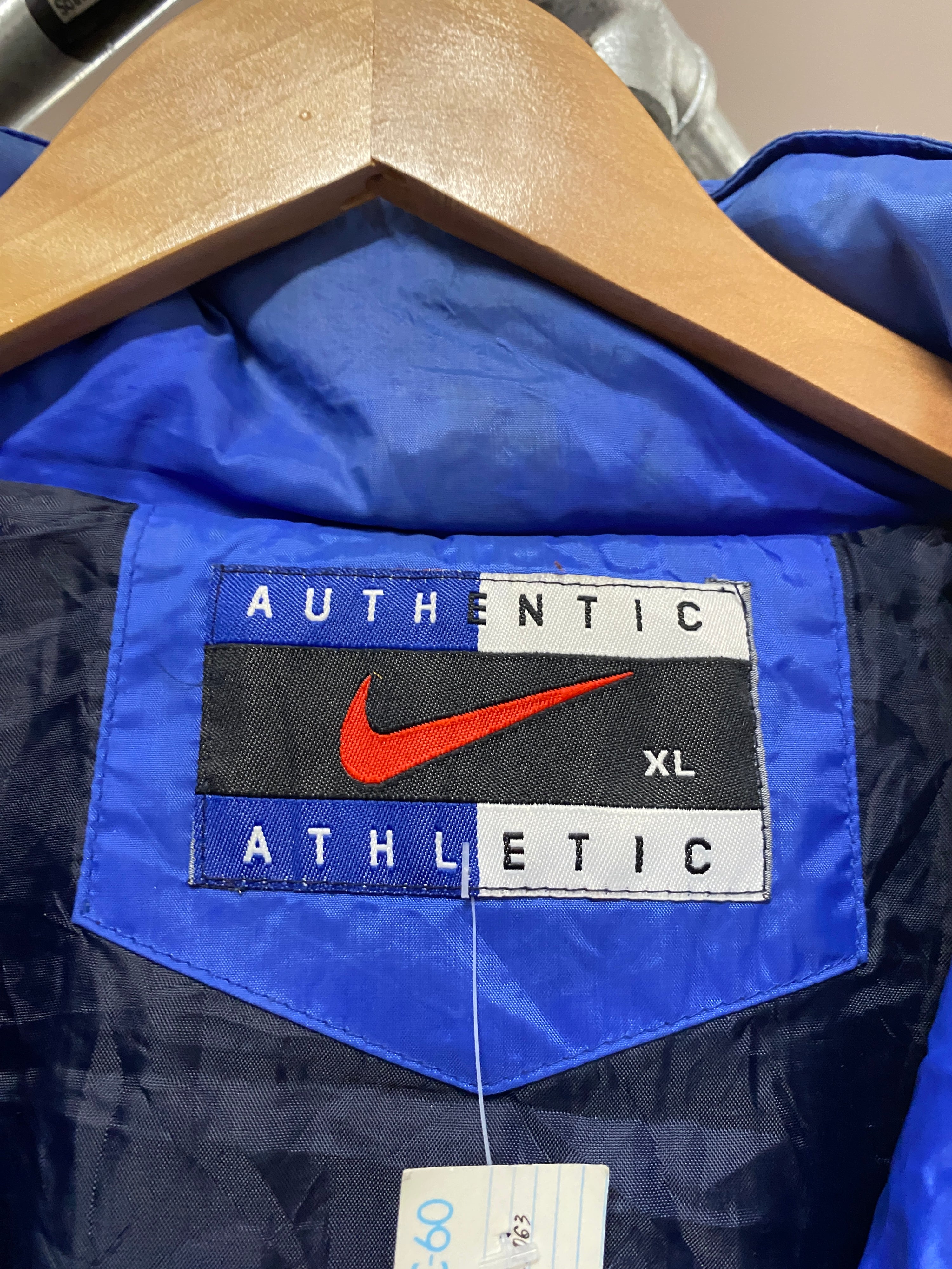 XL - Nike Sports Competition Blue Zip Up Jacket